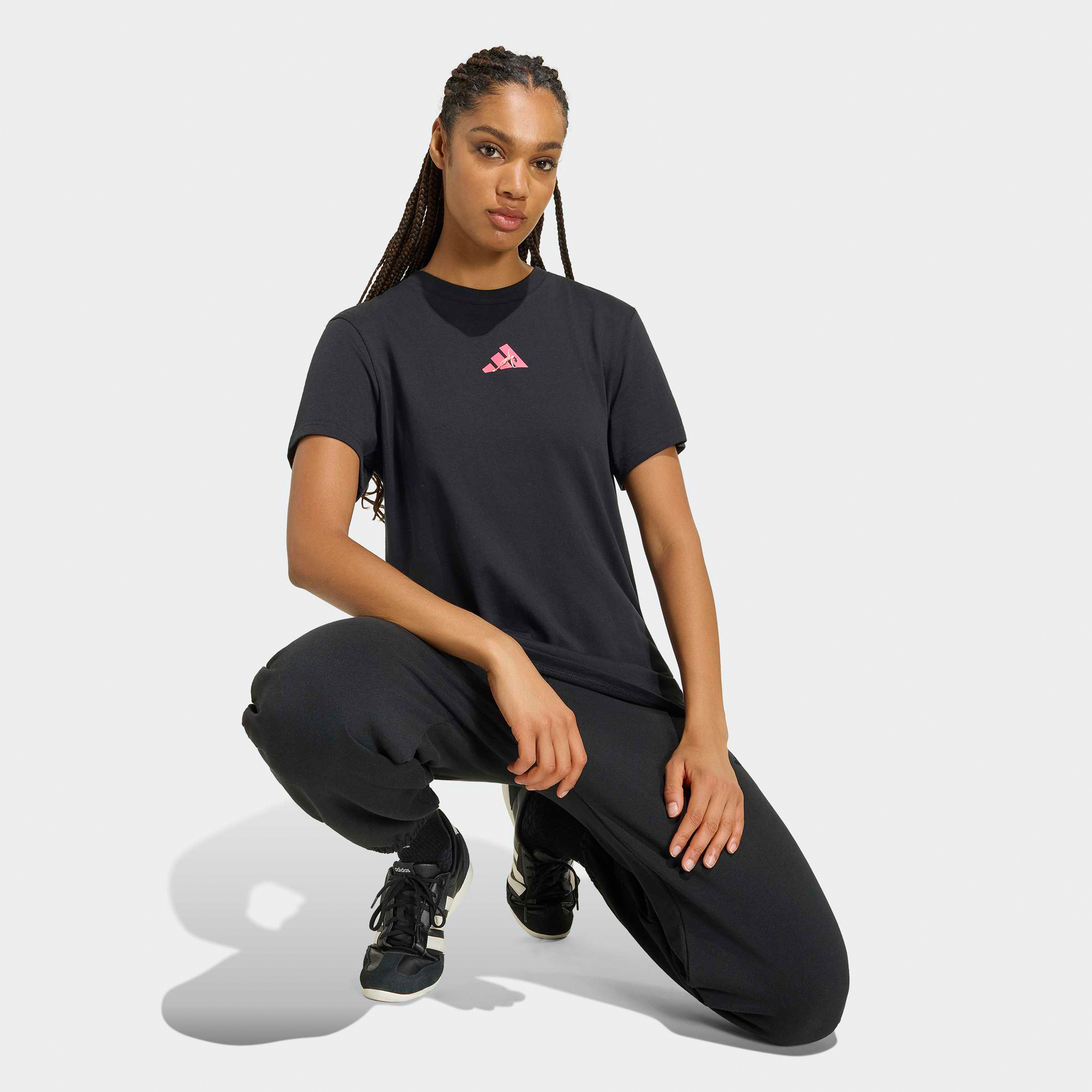 adidas Women Soft Sports Graphic Short Sleeve T-Shirt-sports-women-clothing-tshirtsandvests-image-2