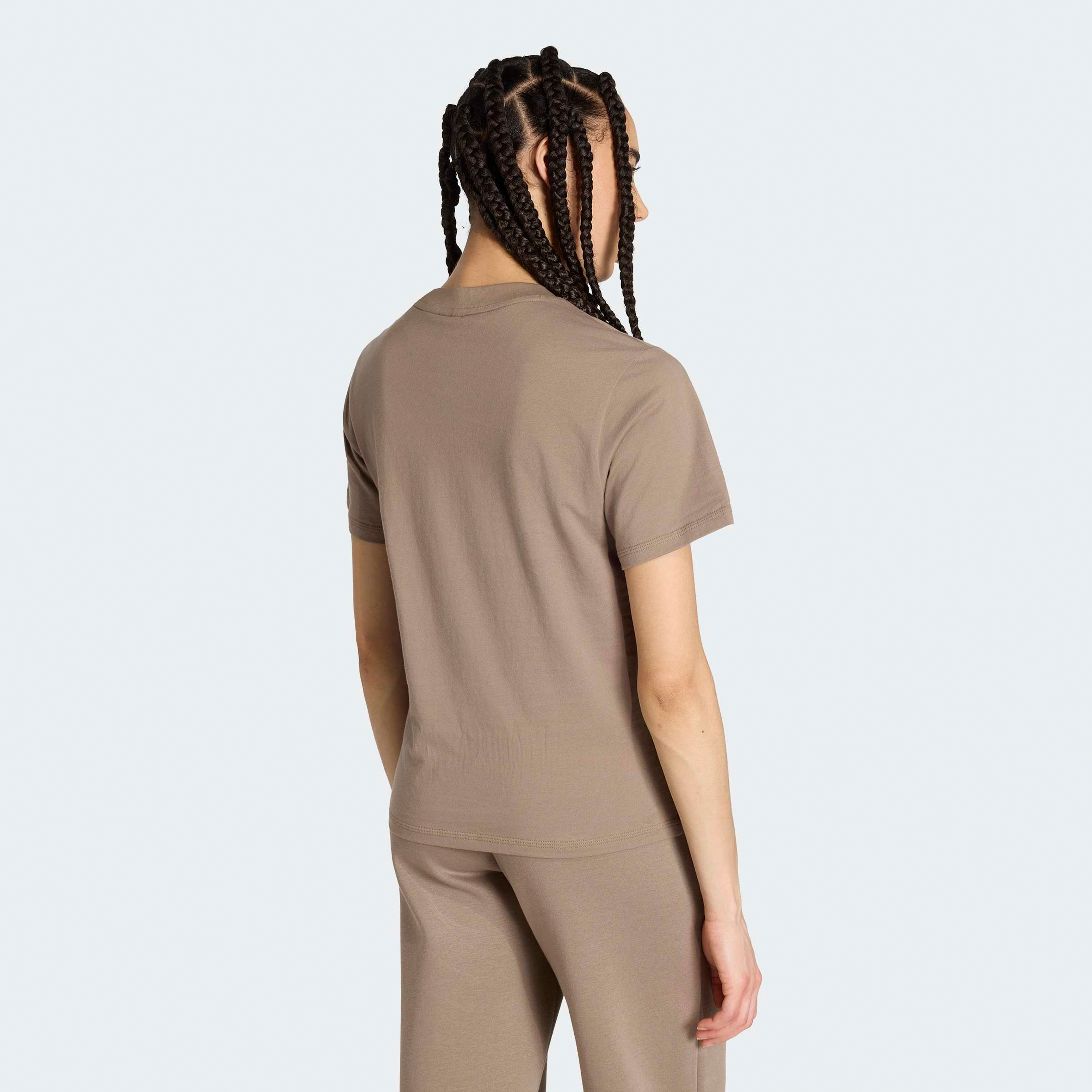 adidas Women's Essentials 3-Stripes Cotton T-Shirt JX7619 | OE-sports-women-clothing-tshirtsandvests-image-3