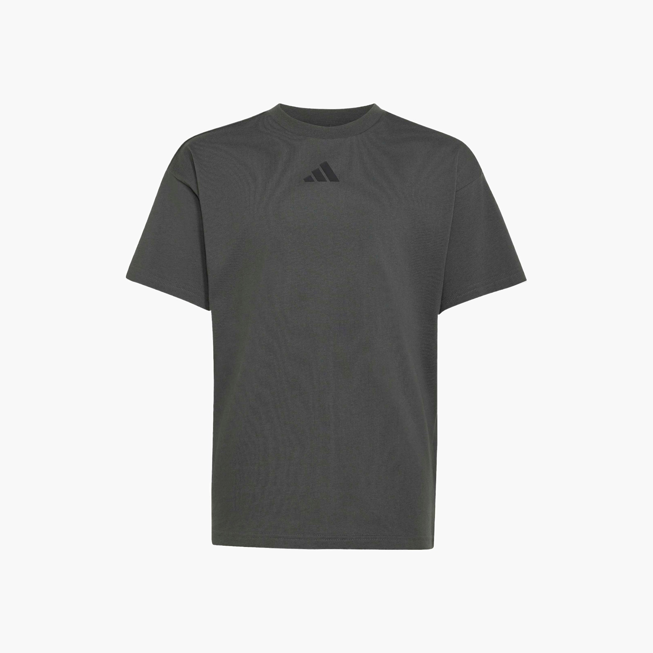 adidas Crew Neck Short Sleeves T-shirt with Logo Print-boys-clothing-tshirtsandpolos-image-1