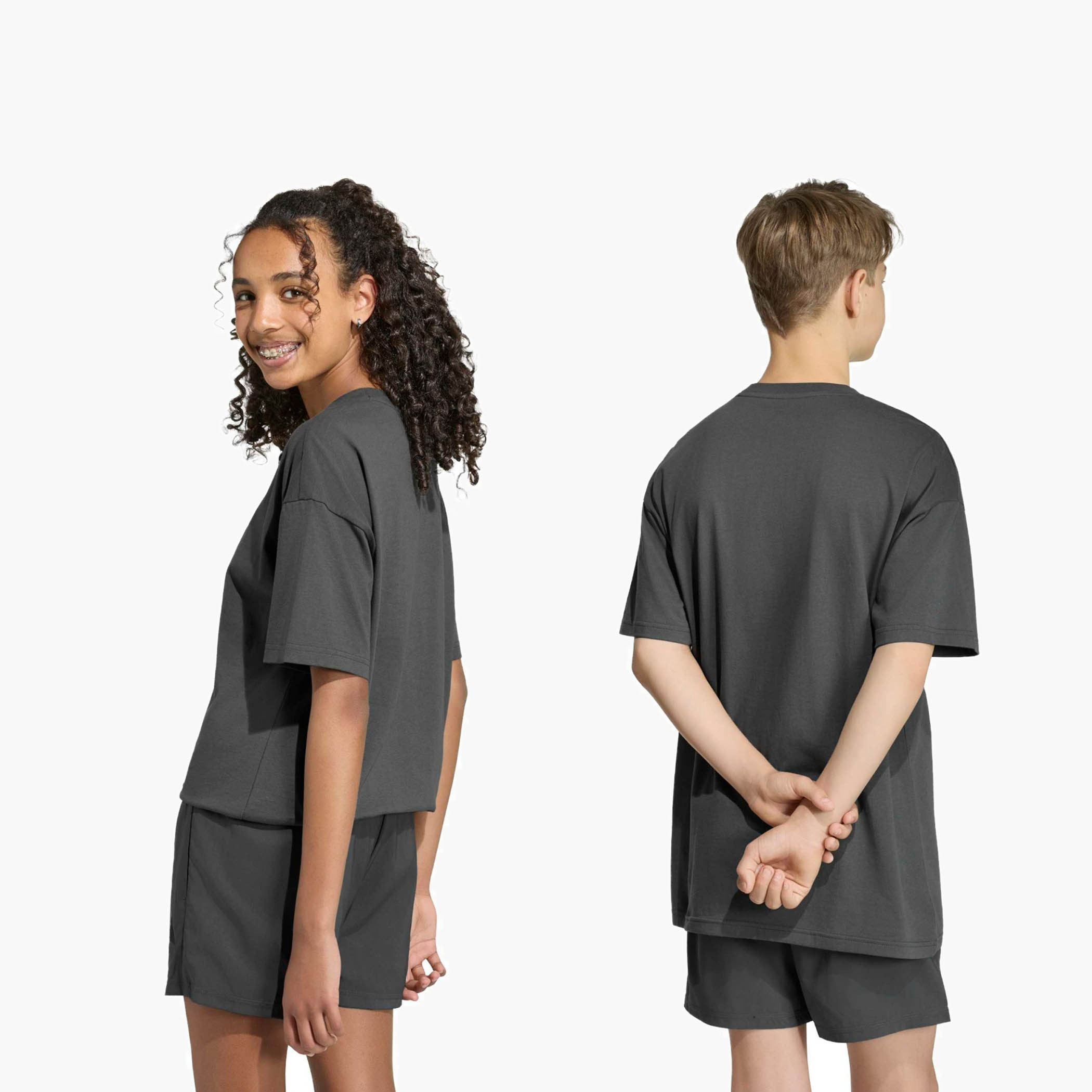 adidas Crew Neck Short Sleeves T-shirt with Logo Print-boys-clothing-tshirtsandpolos-image-4
