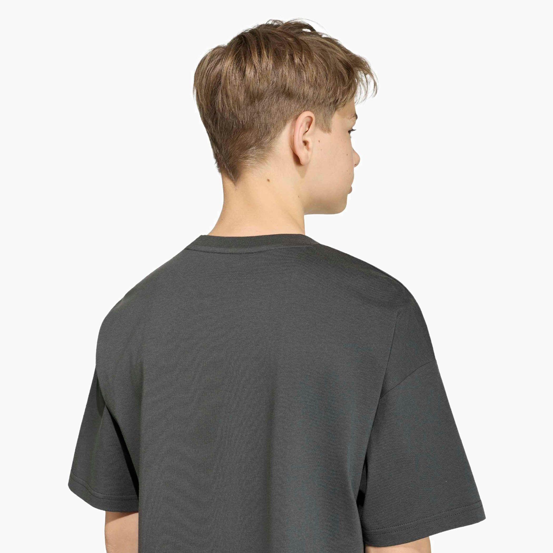 adidas Crew Neck Short Sleeves T-shirt with Logo Print-boys-clothing-tshirtsandpolos-image-7