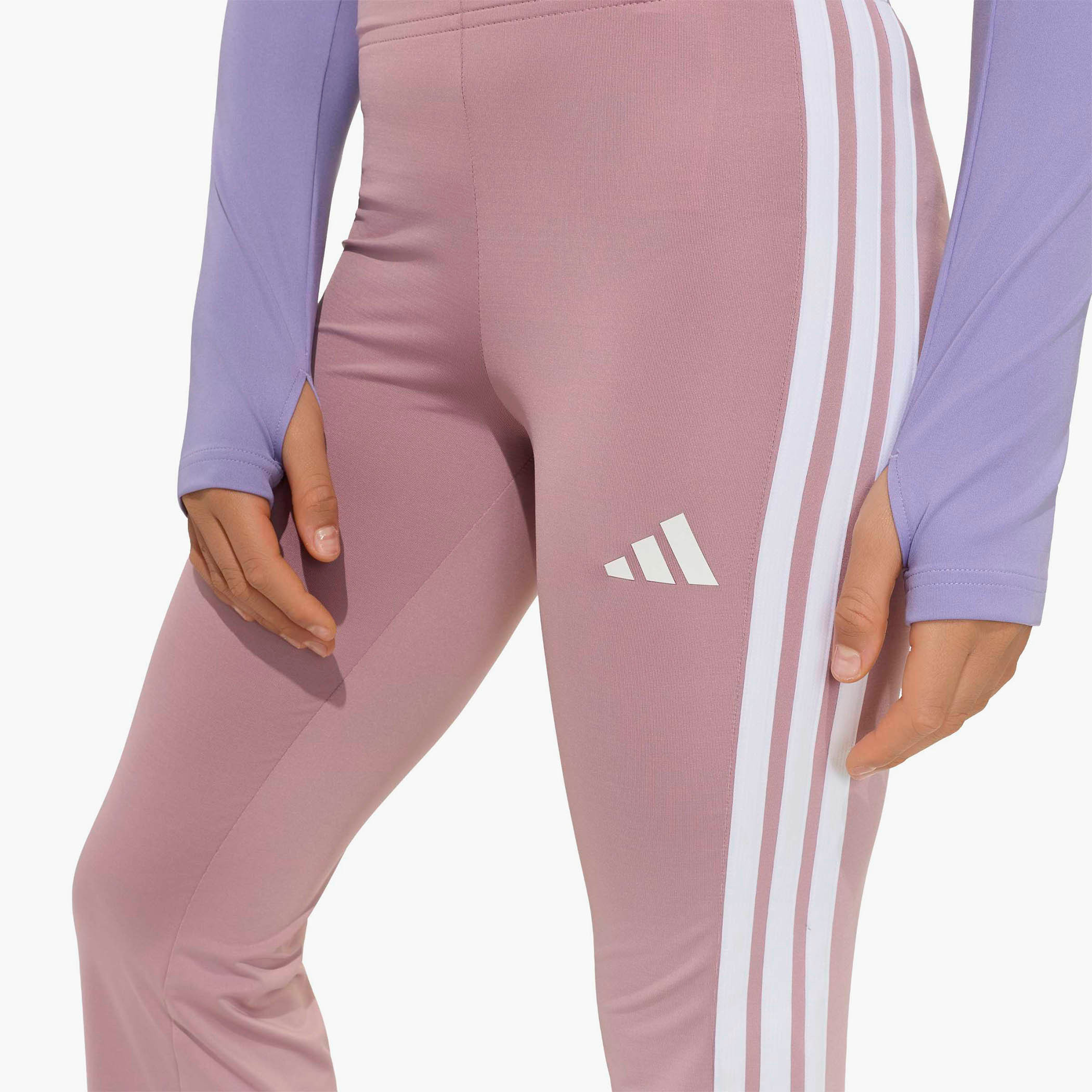 بنطلون رياضي بطبعات شعار للبنات من أديداس-sports-girls-clothing-bottoms-joggersandtrackpants-image-5