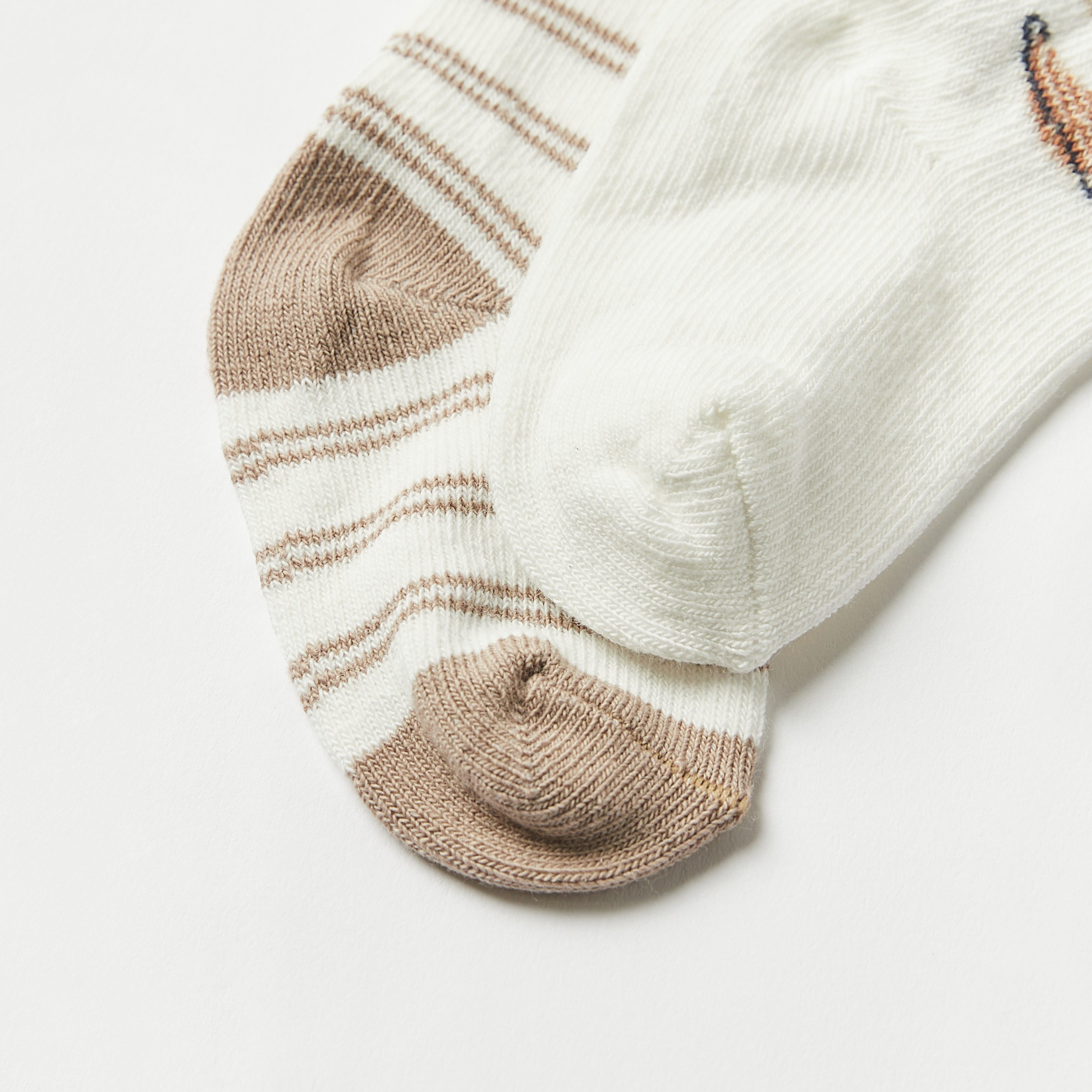 Juniors Printed Ankle Length Socks - Set of 2-baby-boys-accessories-socks-image-4