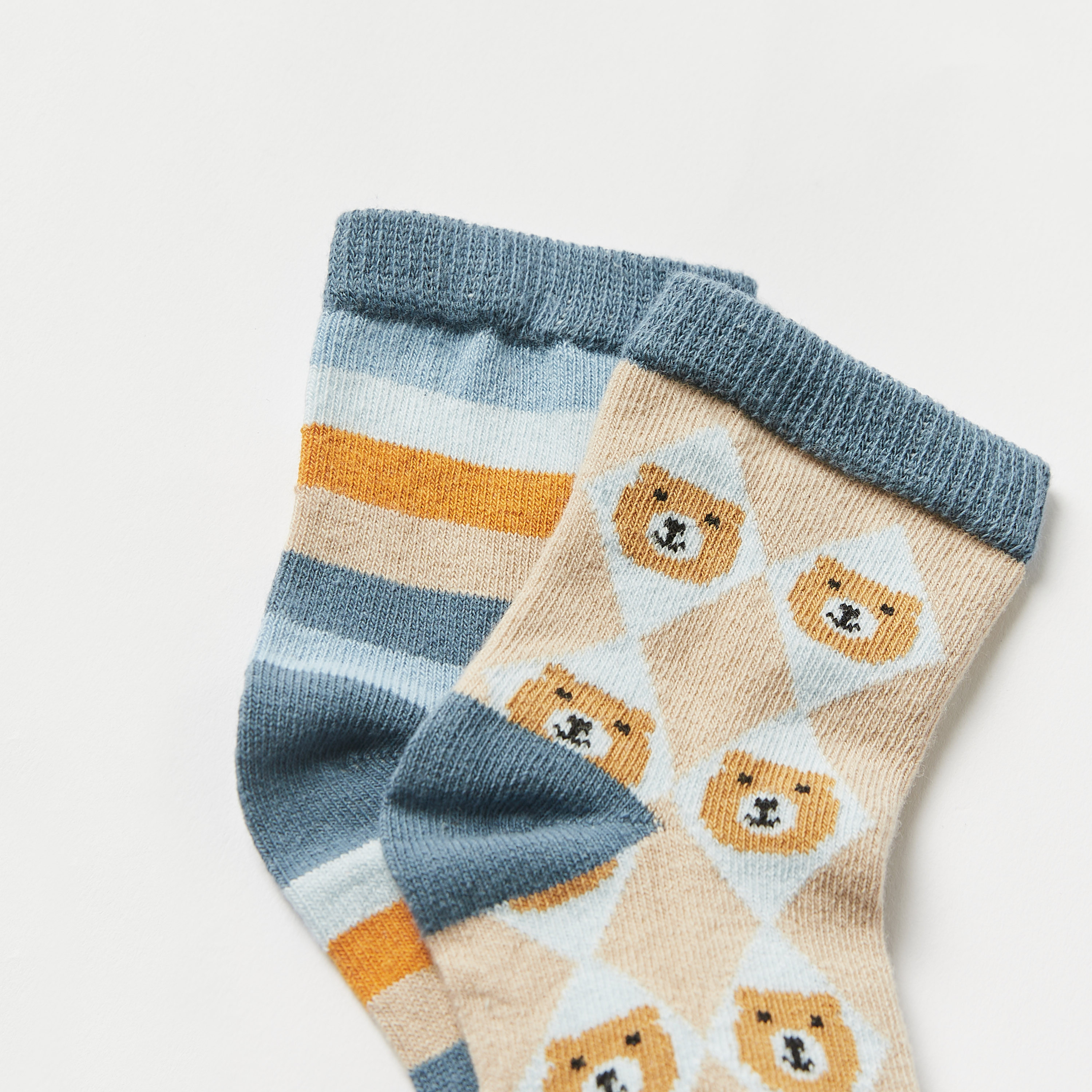 Juniors Printed Ankle Length Socks - Set of 2-promo_babyshop_Buy3for1_OMN230426-image-3