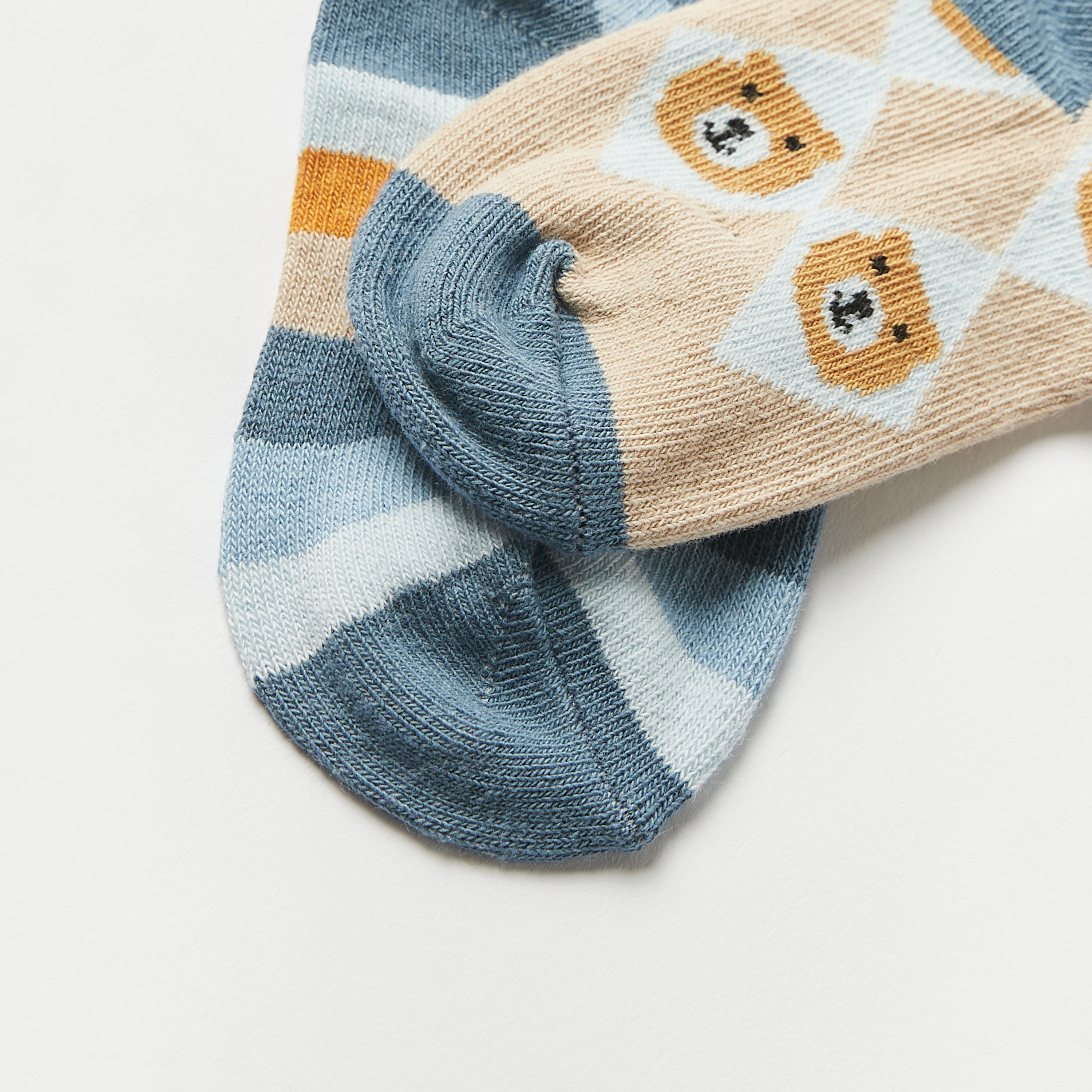 Juniors Printed Ankle Length Socks - Set of 2-promo_babyshop_Buy3for1_OMN230426-image-4