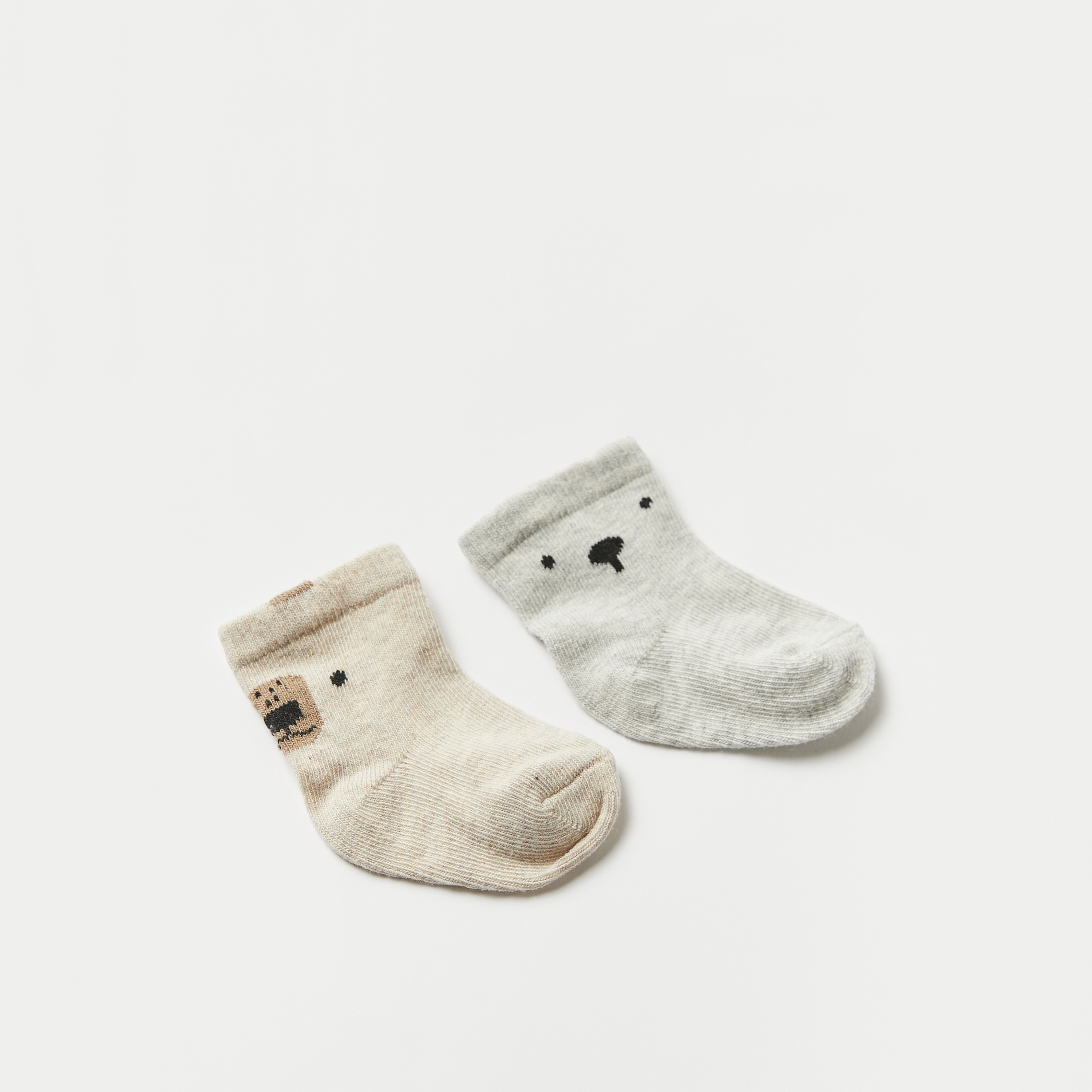 Juniors Printed Ankle Length Socks - Set of 2-promo_babyshop_Buy3for1_OMN230426-image-1