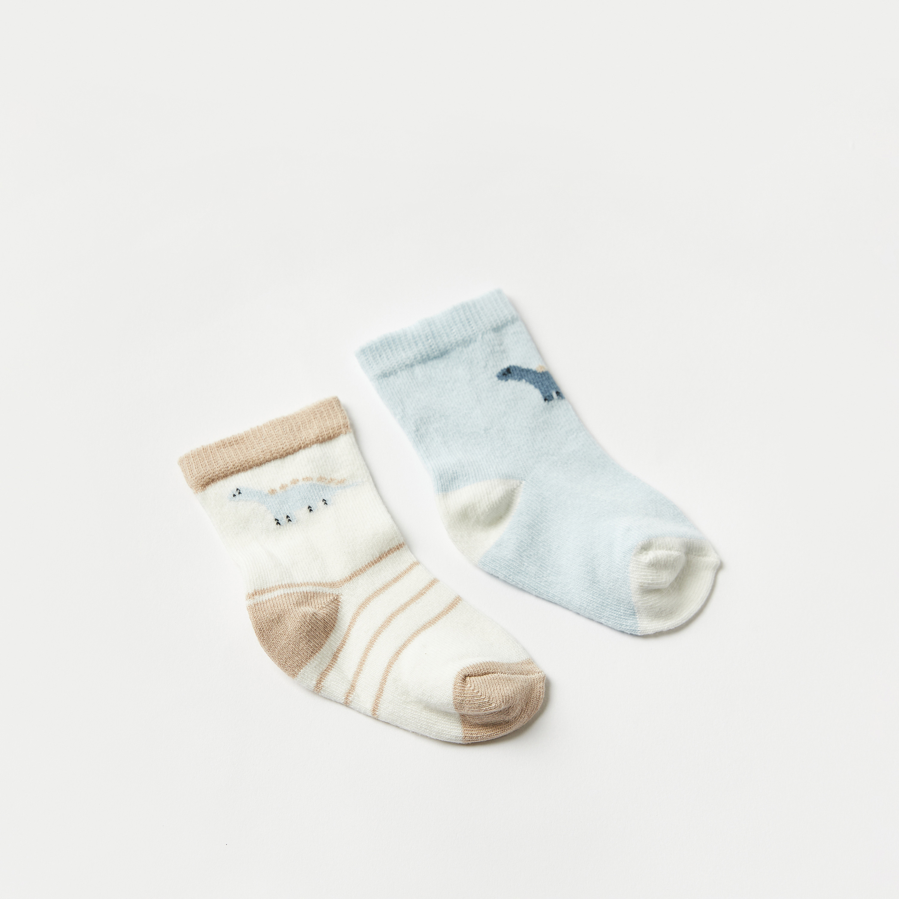 Juniors Printed Ankle Length Socks - Set of 2-promo_babyshop_Buy3for1_OMN230426-image-1