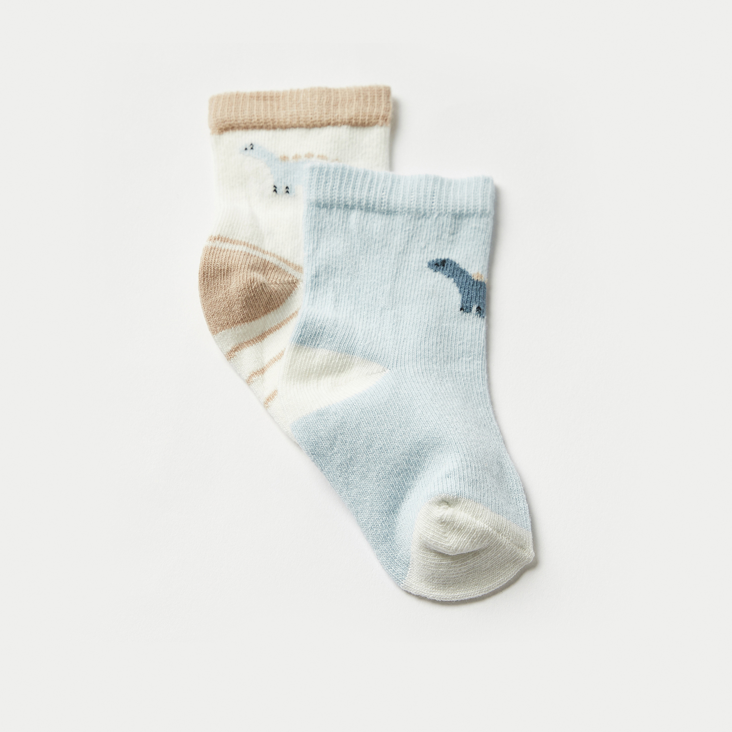 Juniors Printed Ankle Length Socks - Set of 2-promo_babyshop_Buy3for1_OMN230426-image-2