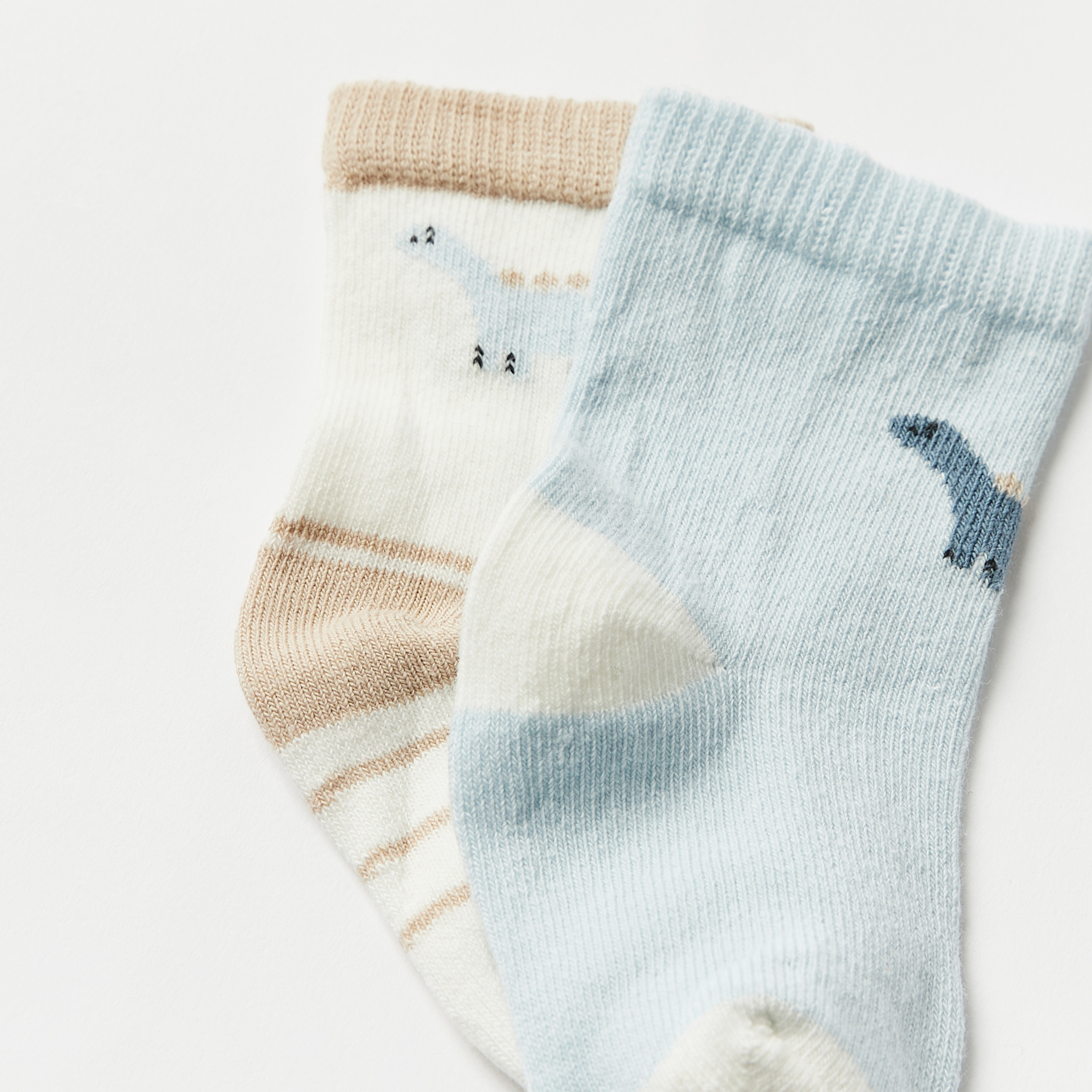 Juniors Printed Ankle Length Socks - Set of 2-promo_babyshop_Buy3for1_OMN230426-image-3