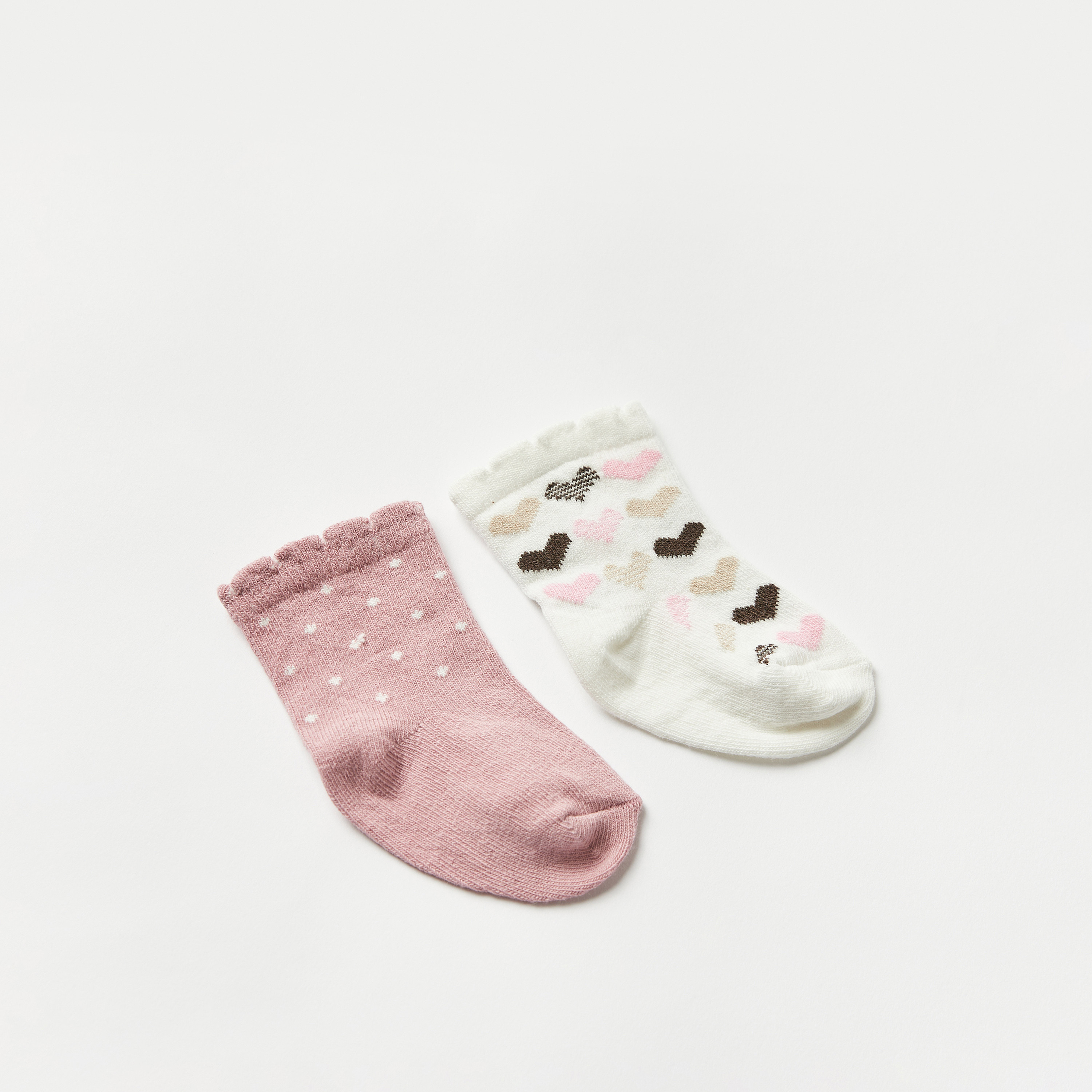 Juniors Printed Ankle Length Socks - Set of 2-promo_babyshop_Buy3for1_OMN230426-image-1