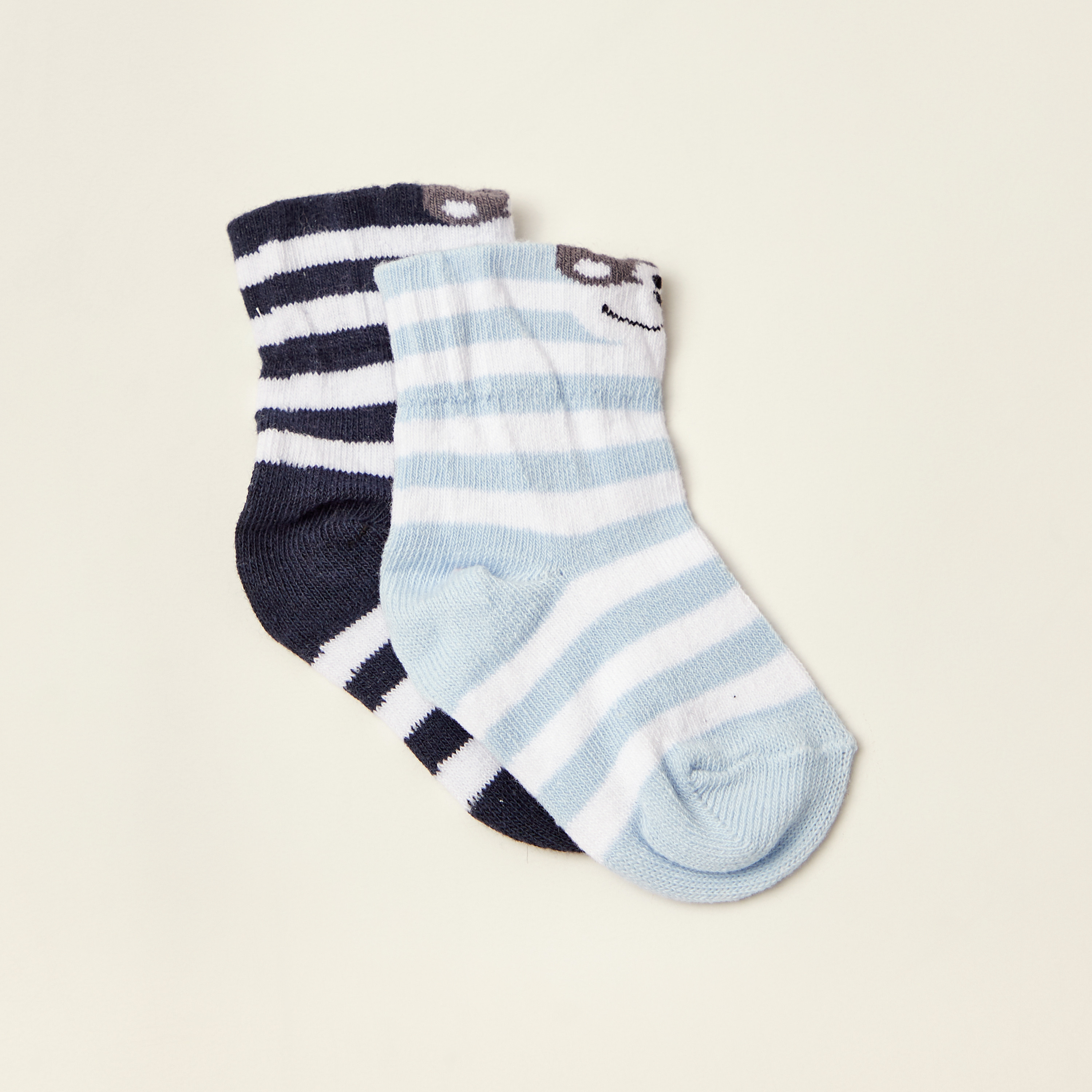 جوارب مخططة من جونيورز - مجموعة من زوجين.-baby-boys-clothing-multipacks-image-2