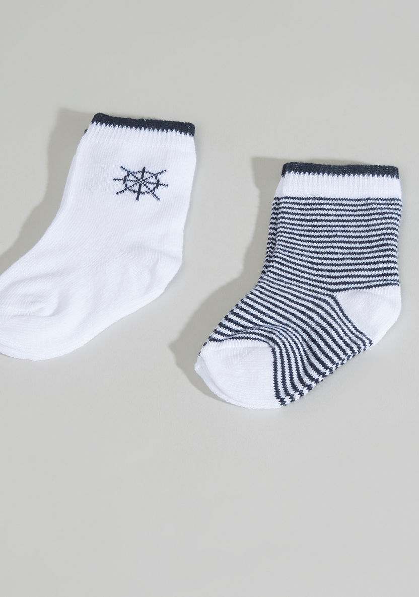 Juniors Socks with Elasticised Cuffs - Set of 2-Socks-image-0