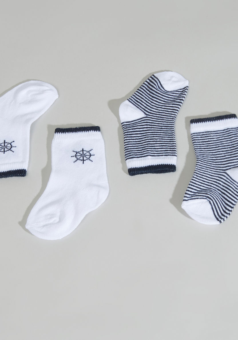 Juniors Socks with Elasticised Cuffs - Set of 2-Socks-image-1
