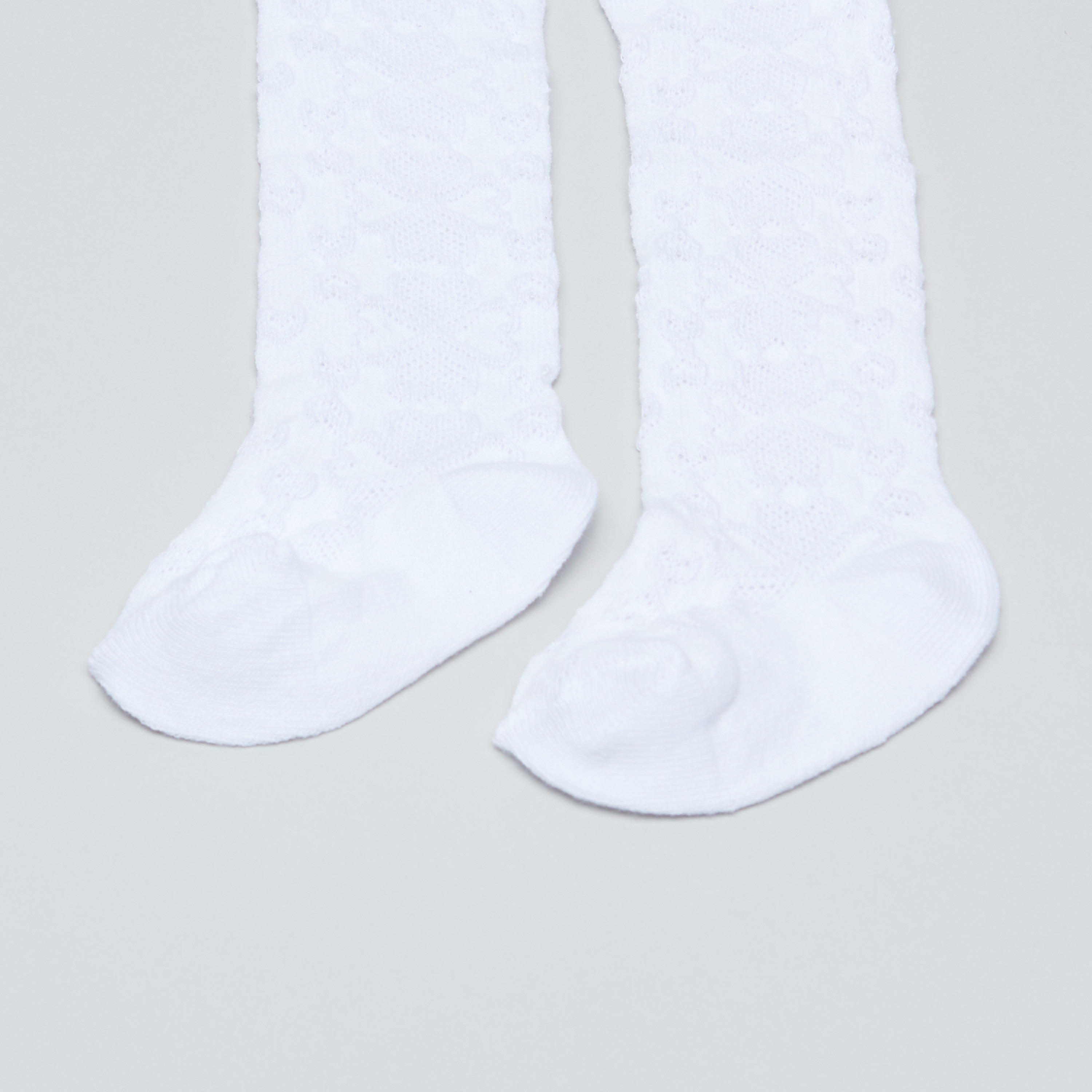 Juniors Textured Closed Feet Tights-baby-girls-accessories-socks-image-1