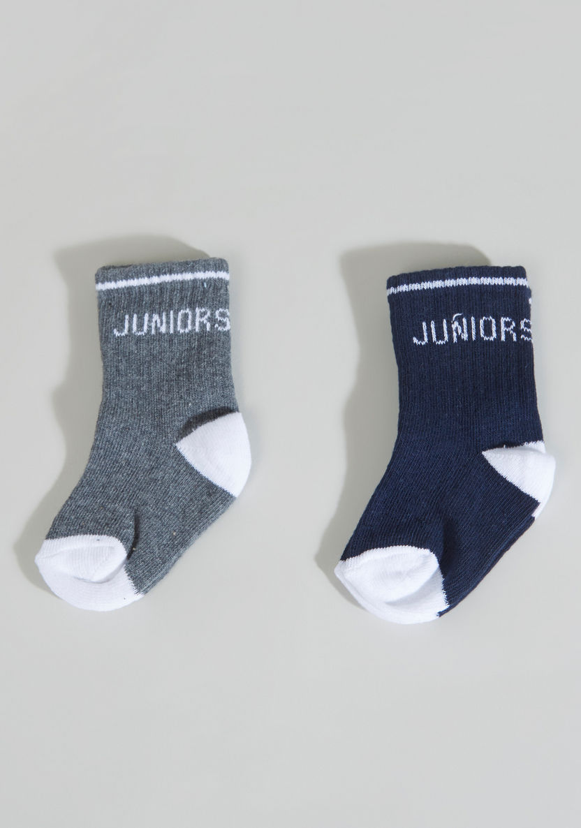 Juniors Textured Socks - Set of 2-Socks-image-0