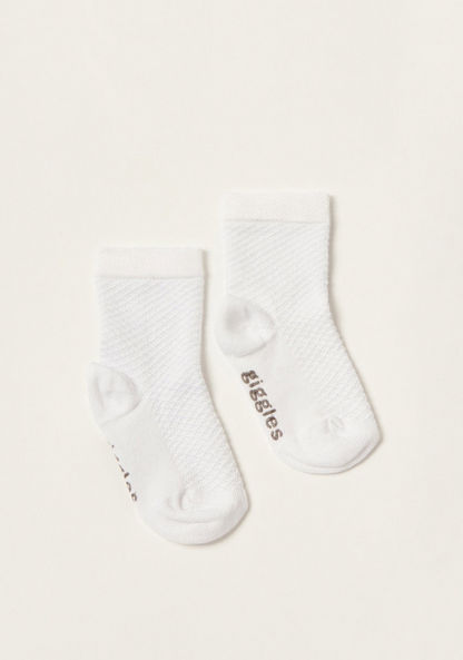 Giggles Embroidered Socks