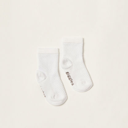 Giggles Embroidered Socks