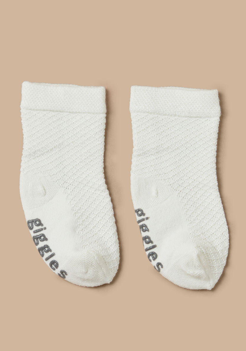 Giggles Embroidered Socks-Socks-image-0