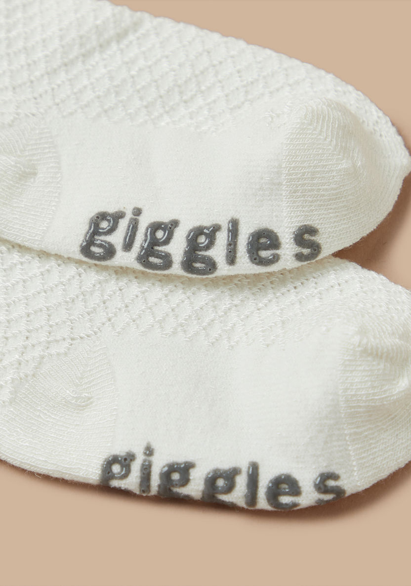 Giggles Embroidered Socks-Socks-image-3