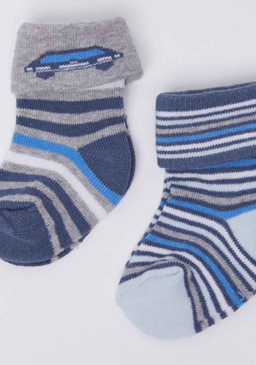 Juniors Striped Socks - Set of 2-Socks-image-0