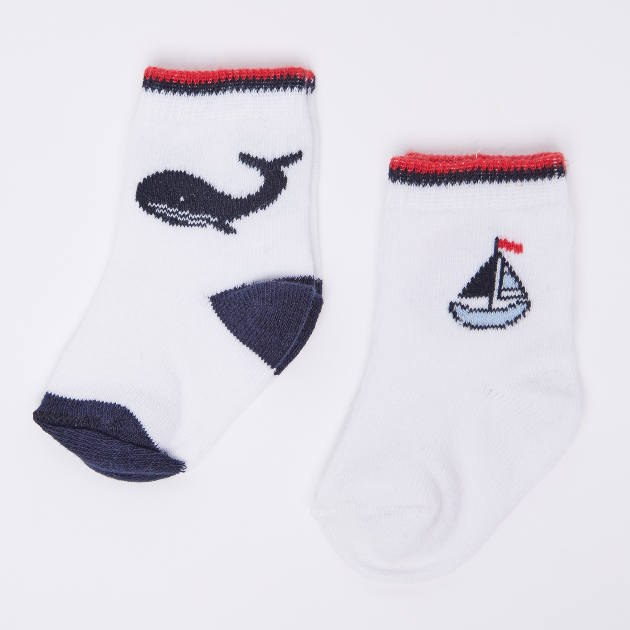 Juniors Textured Socks - Set of 2-promo_babyshop_Buy3for1_OMN230426-image-1