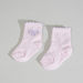 Juniors Printed Socks with Scalloped Hem - Set of 2-Socks-thumbnail-0