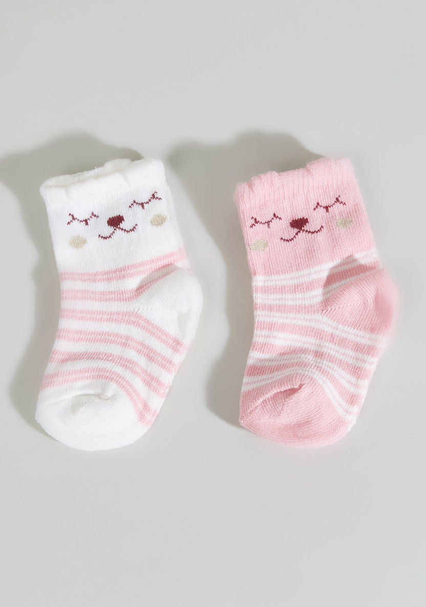 Juniors Striped Socks - Set of 2-Socks-image-0