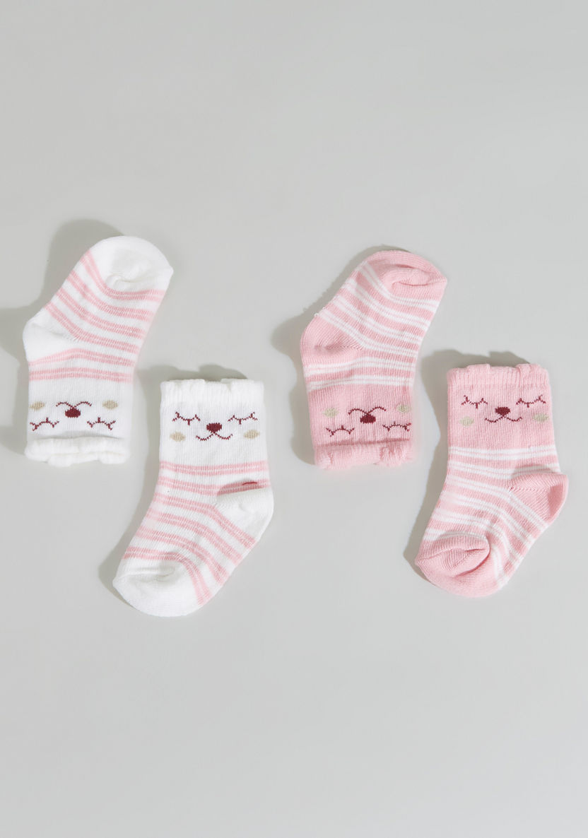Juniors Striped Socks - Set of 2-Socks-image-1