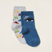 Juniors Cars Print Infant Socks - Set of 2-Socks-thumbnail-1