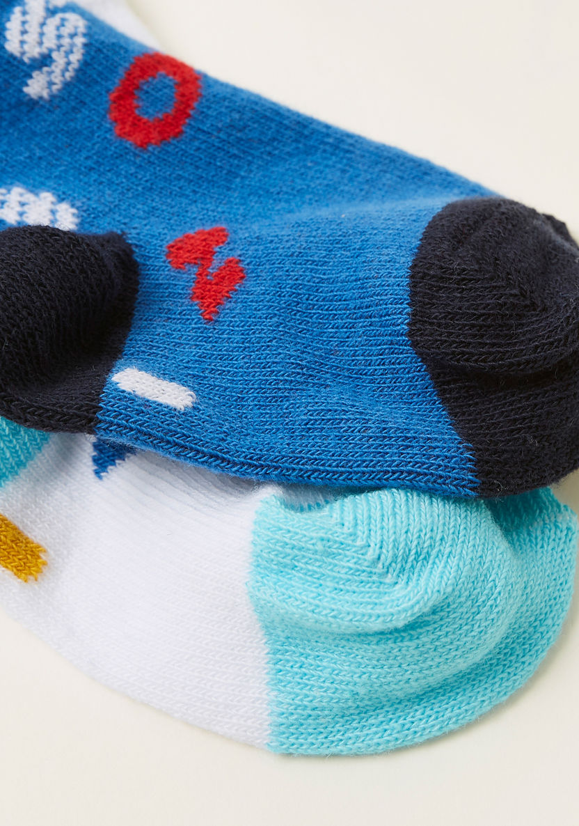 Juniors Printed Infant Socks - Set of 2-Multipacks-image-3