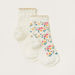 Juniors Floral Print Ankle Length Infant Socks - Set of 2-Socks-thumbnail-1