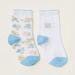Juniors Floral Print Infant Socks - Set of 2-Socks-thumbnail-0