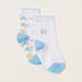 Juniors Floral Print Infant Socks - Set of 2-Socks-thumbnail-1