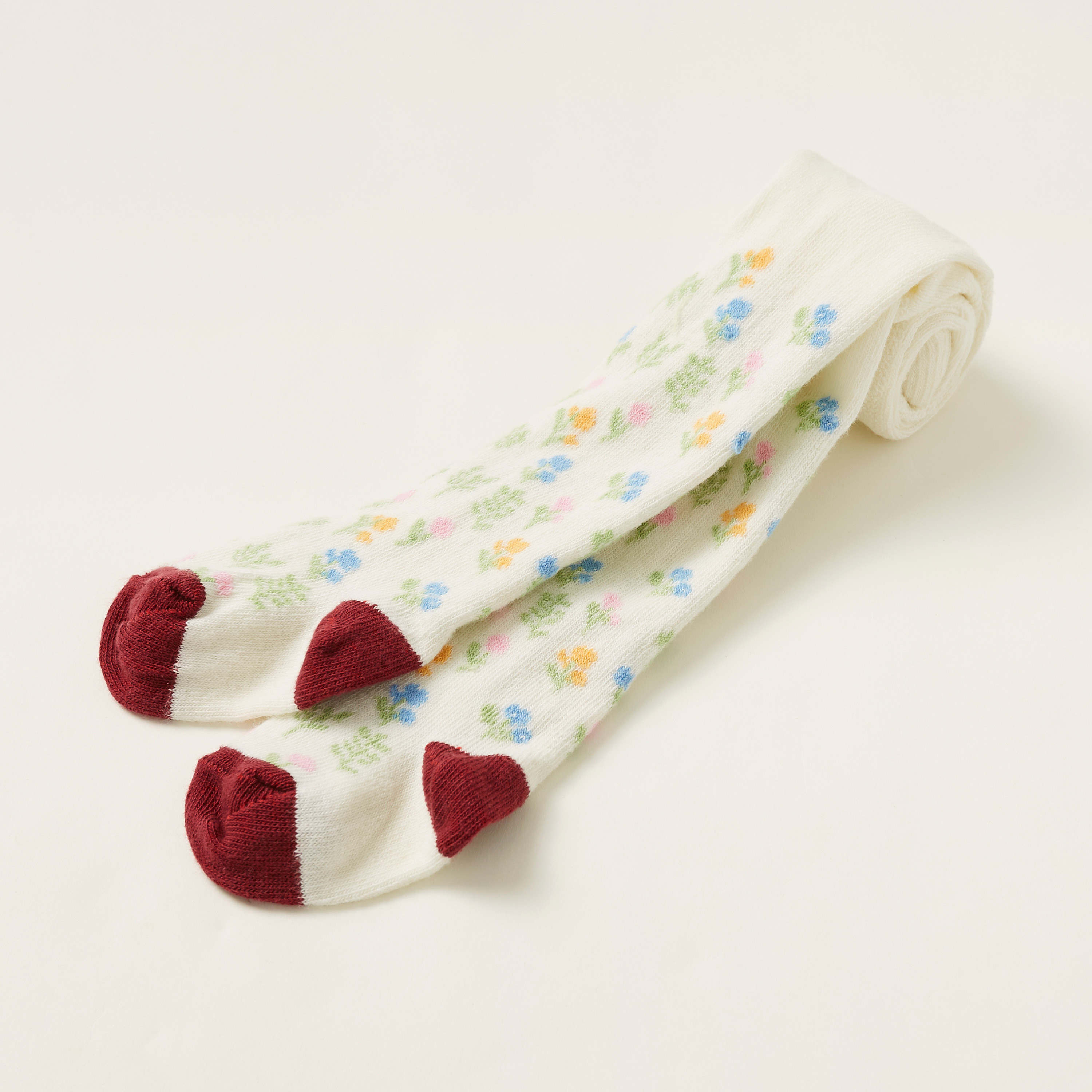 Juniors Textured Tights with Elasticated Waistband-baby-girls-accessories-socks-image-1