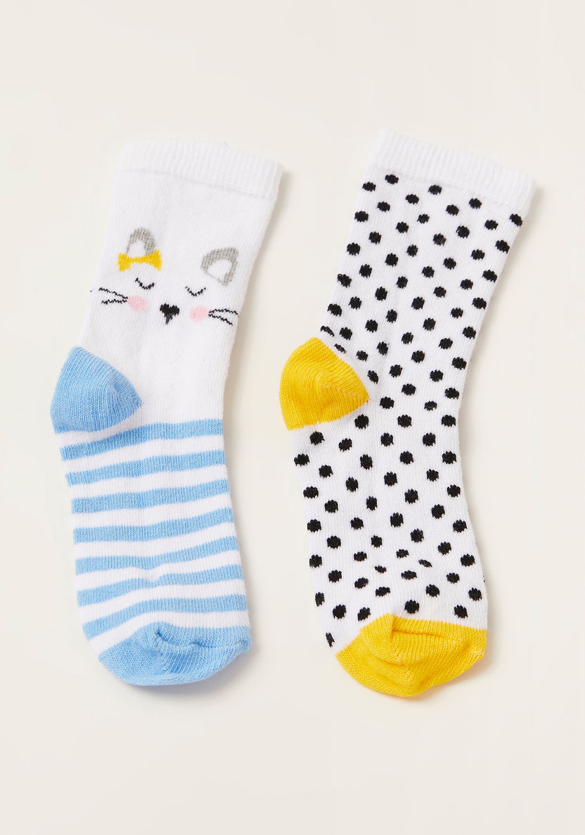 Juniors Assorted Ankle-Length Socks - Set of 2-Socks-image-0
