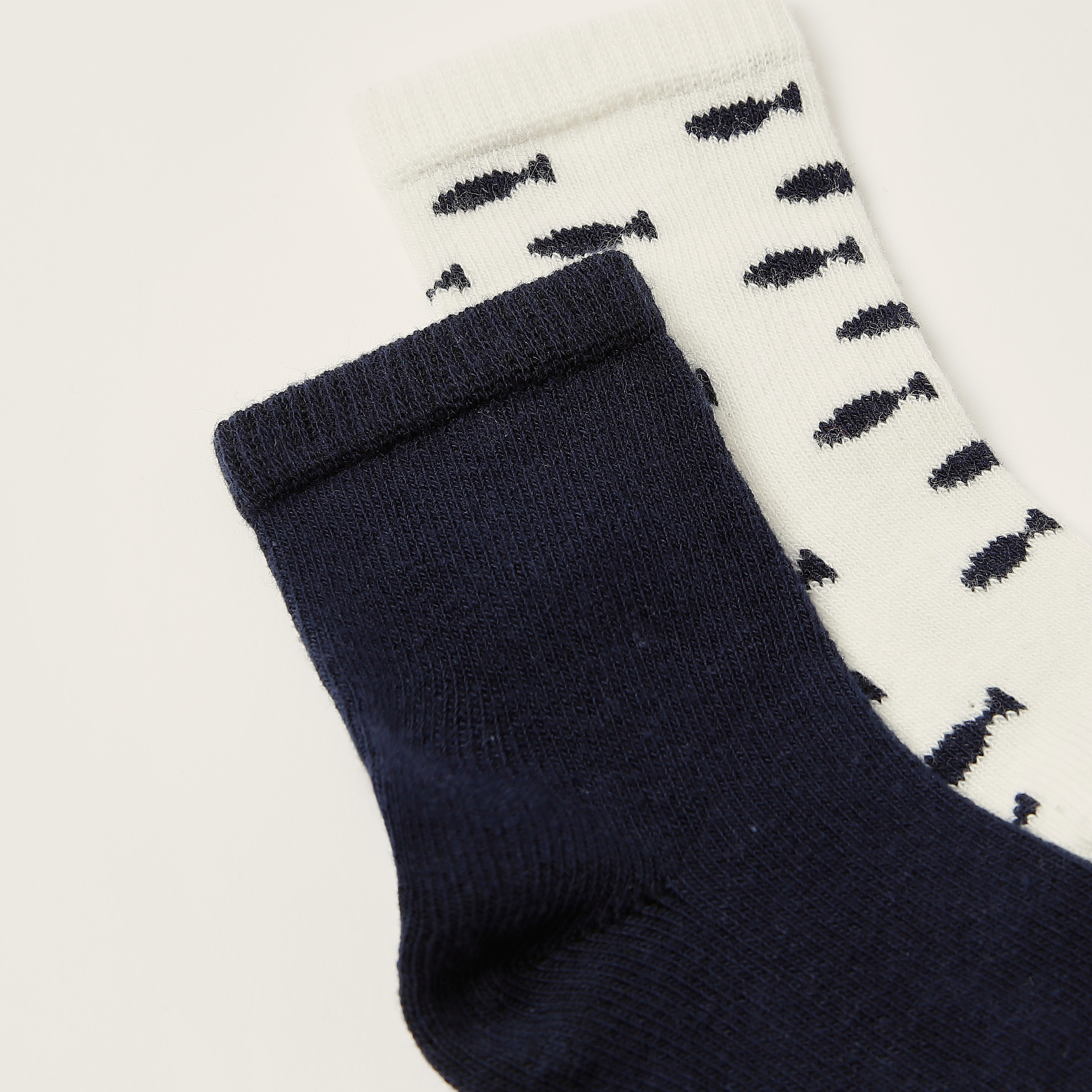 جوارب مضلعة بحواف مطّاطية من جونيورز - طقم من زوجين-baby-boys-accessories-socks-image-3