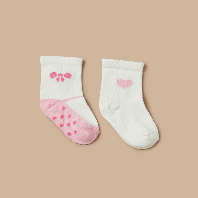 Juniors Printed Socks - Set of 2