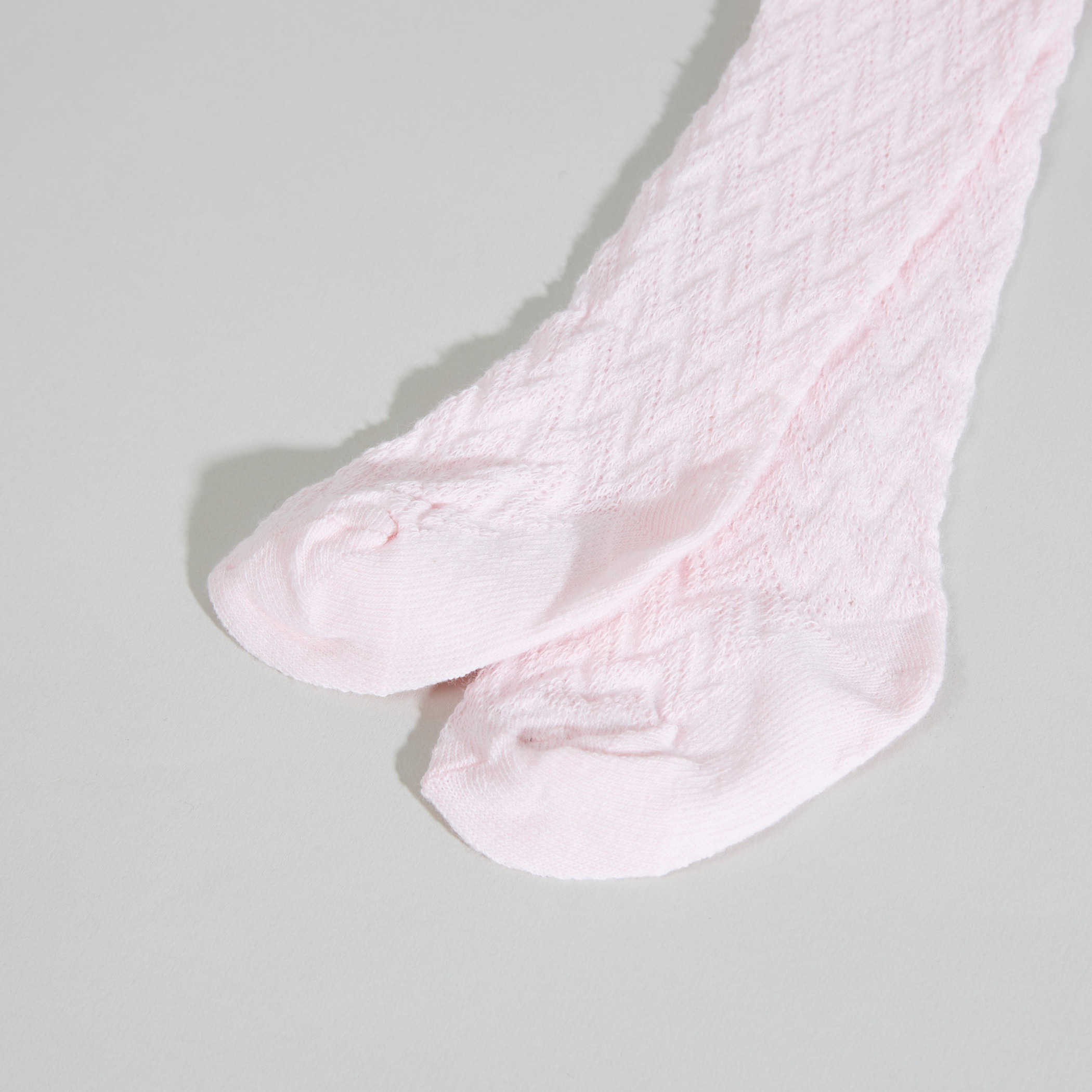 كولون بارز الملمس بأقدام مغلقة من جونيورز-baby-girls-accessories-socks-image-3