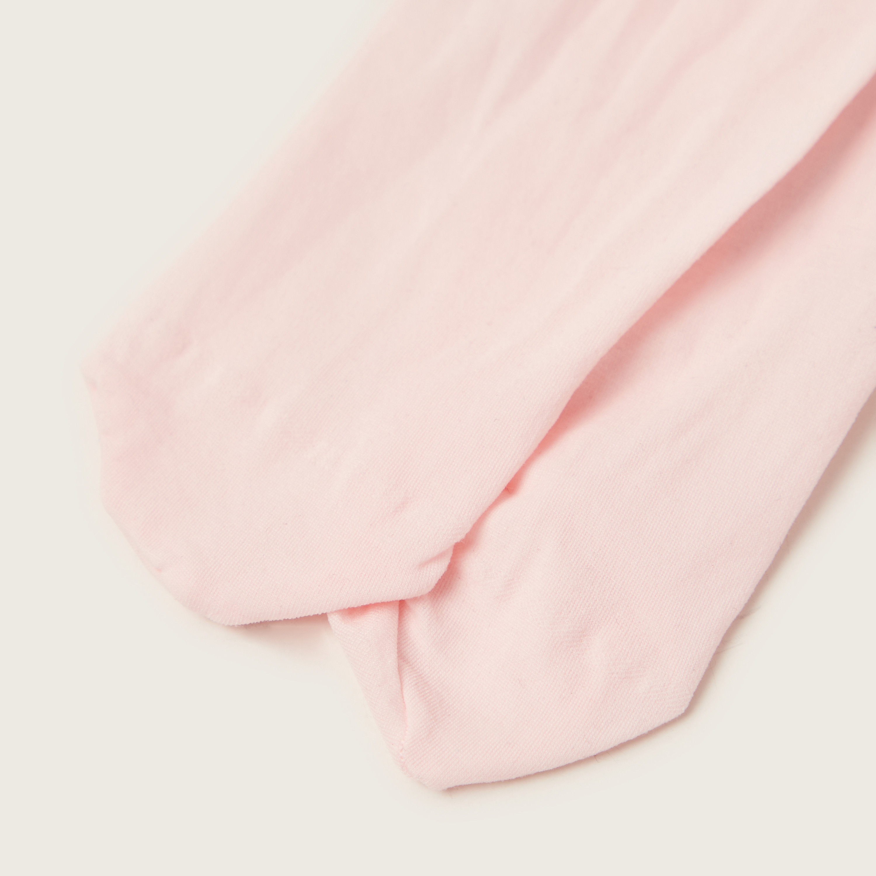 بنطلون ضيق بارز الملمس بخصر مطاطي من جونيورز-baby-girls-accessories-socks-image-2