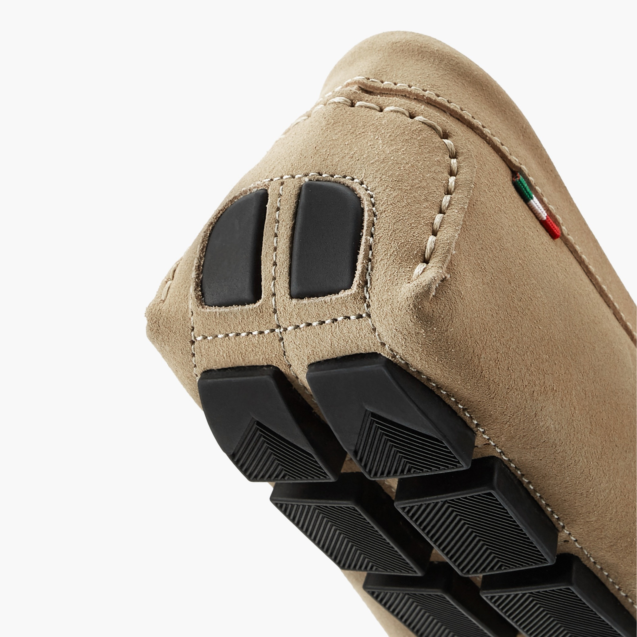 Renzo Ruganni Men Metallic Trim Suede Leather Moccasins-men-shoes-loafersandmoccasins-image-5