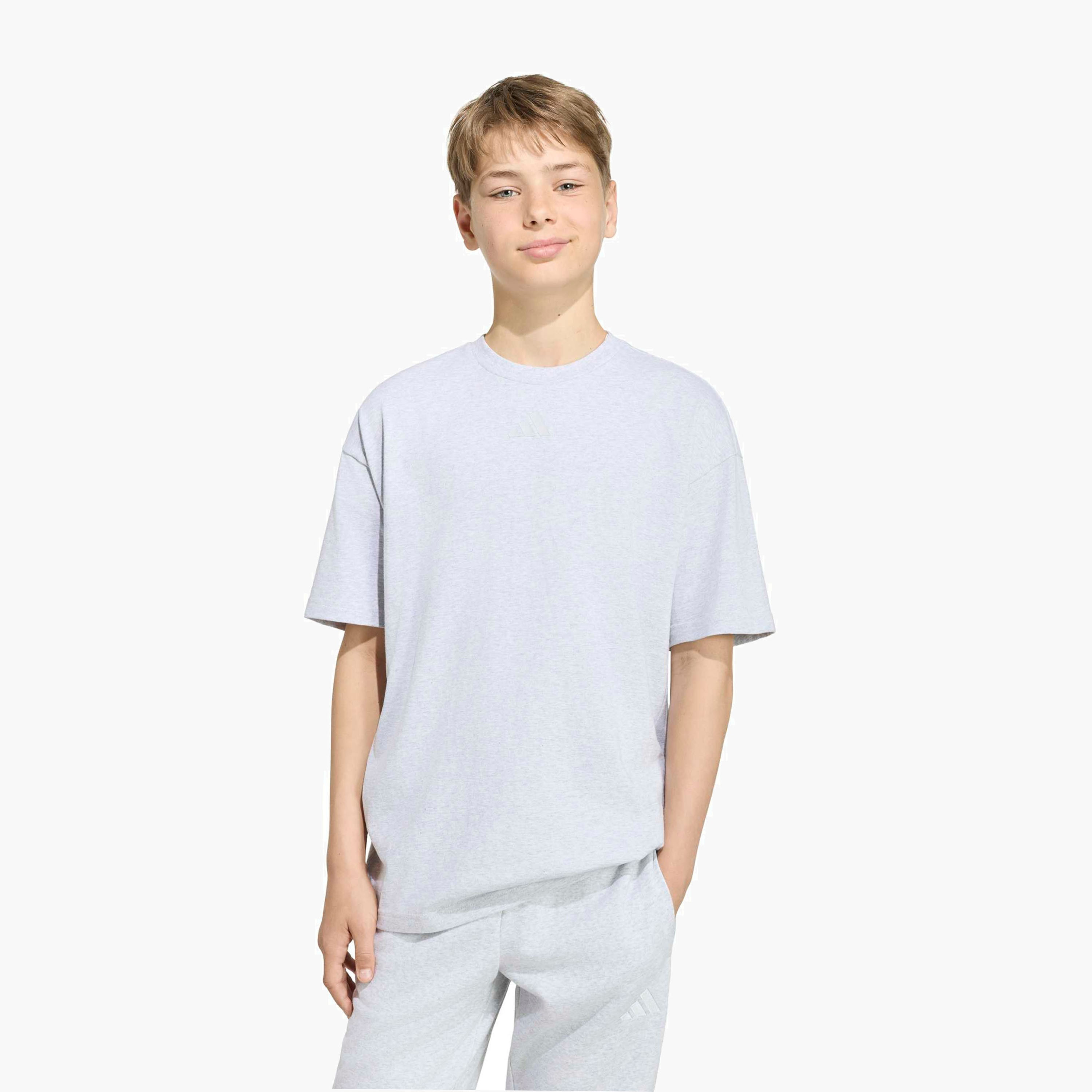 adidas Crew Neck Short Sleeves T-shirt-sports-boys-clothing-tops-image-2
