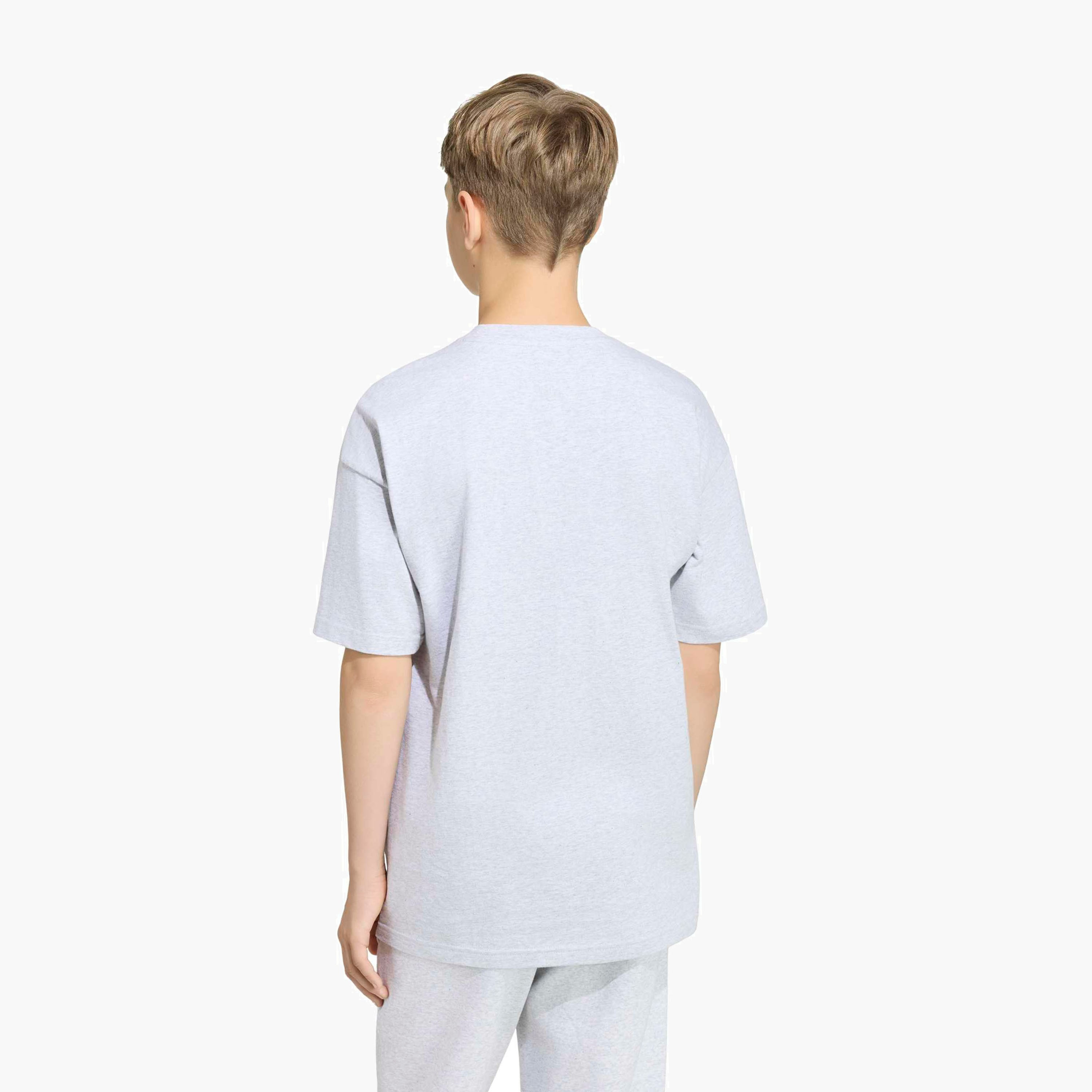 adidas Crew Neck Short Sleeves T-shirt-sports-boys-clothing-tops-image-3