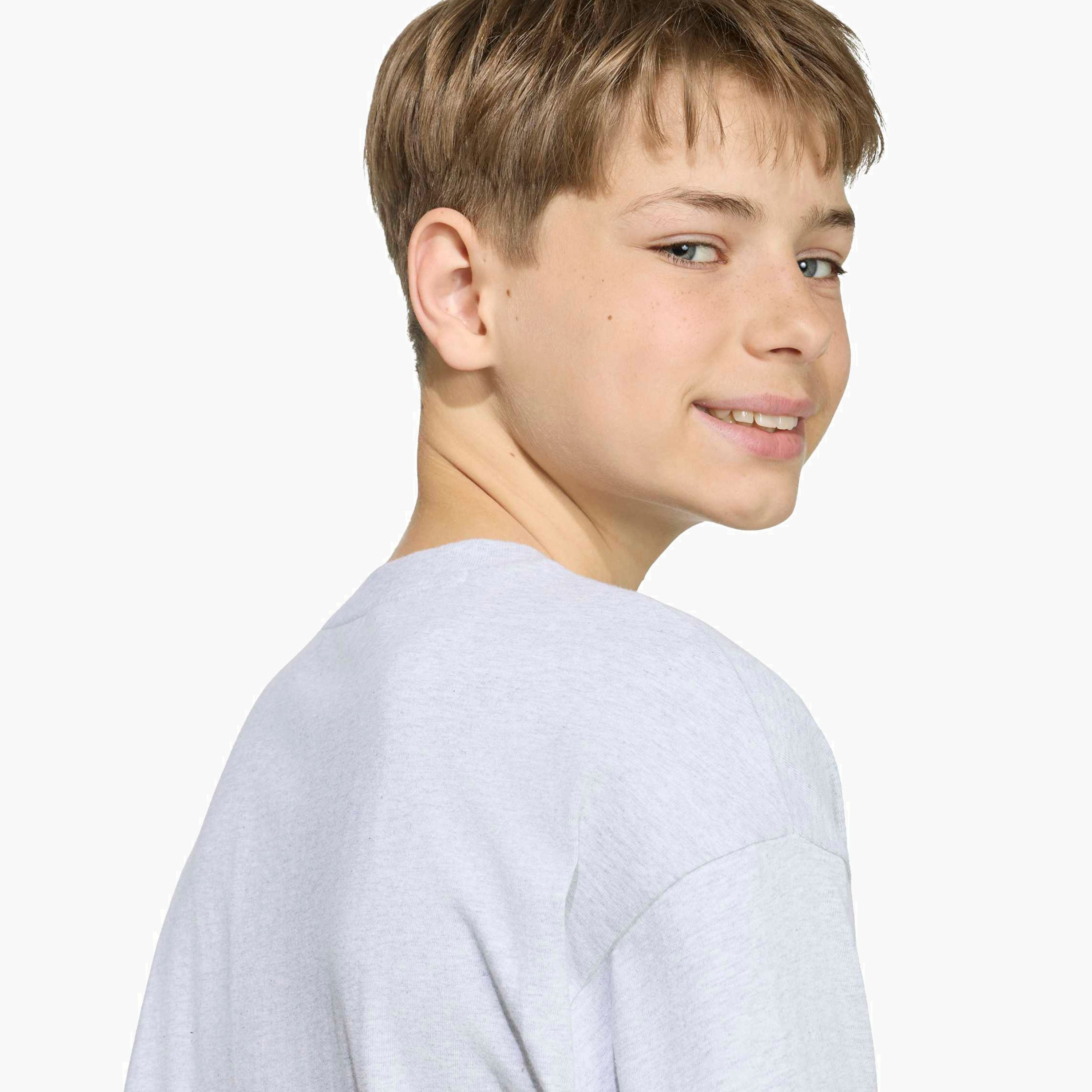 adidas Crew Neck Short Sleeves T-shirt-sports-boys-clothing-tops-image-5