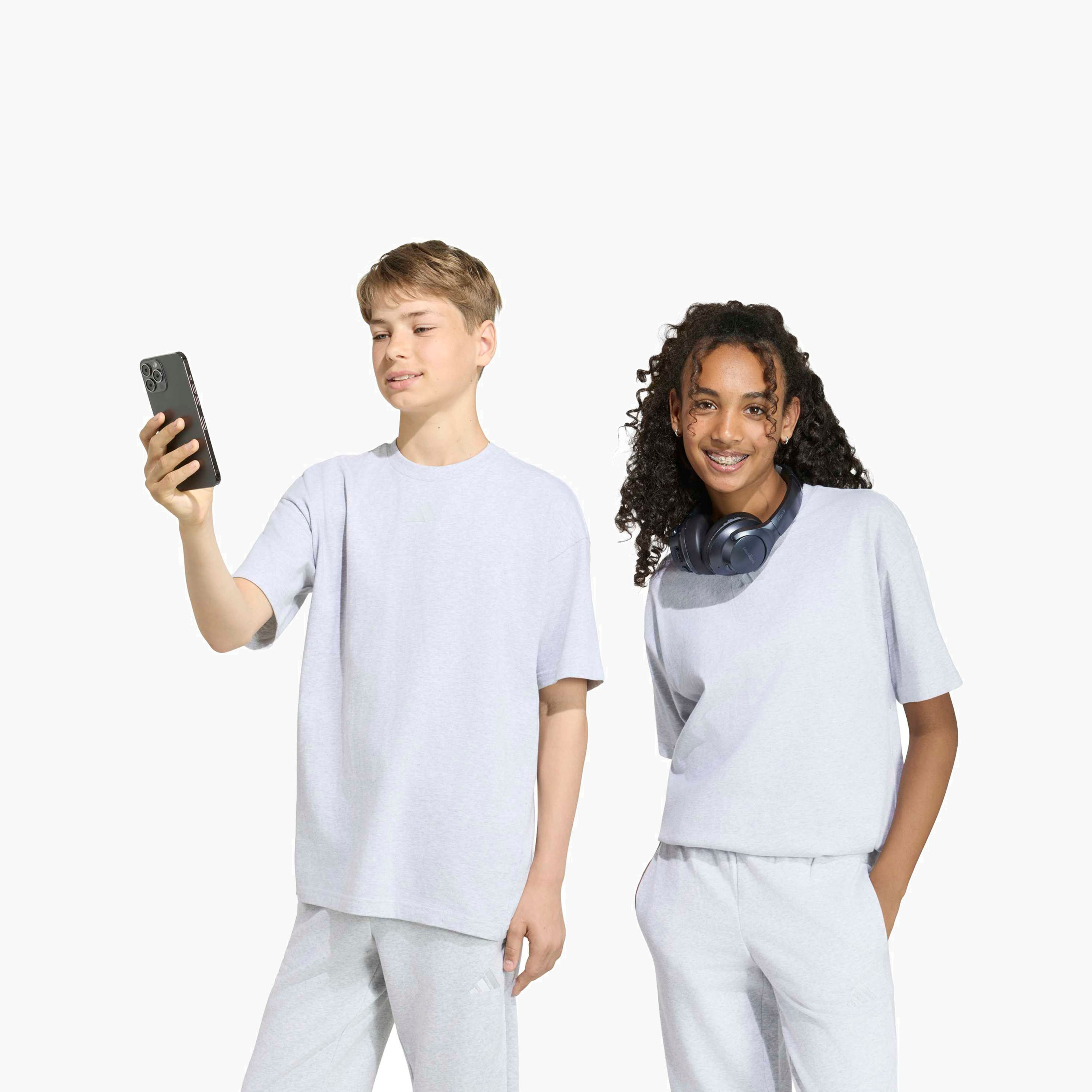 adidas Crew Neck Short Sleeves T-shirt-sports-boys-clothing-tops-image-8