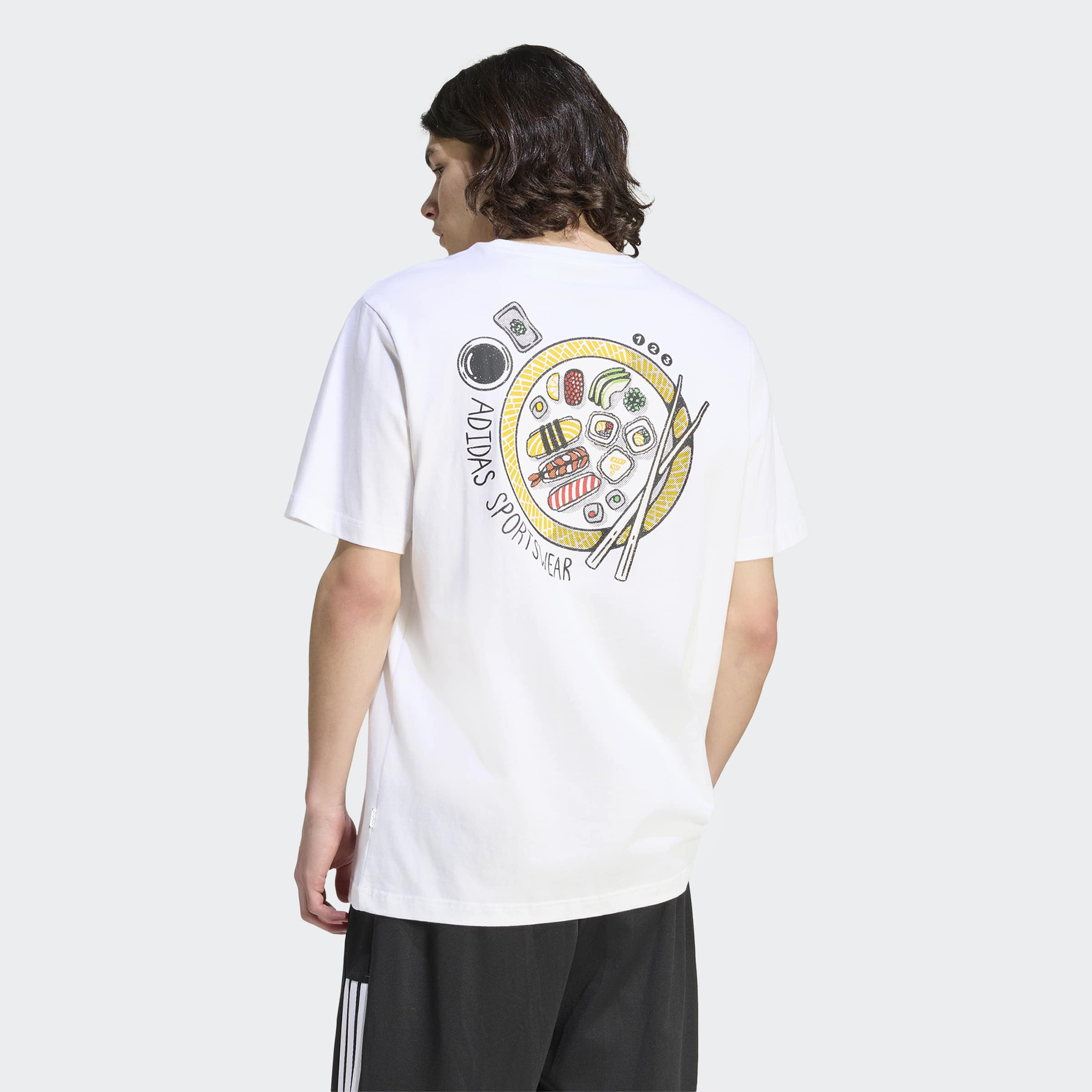 adidas Men Sushi Logo Graphic Short-Sleeve Crew Neck T-shirt-men-clothing-sportswearandactivewear-tshirtsandpolos-image-3