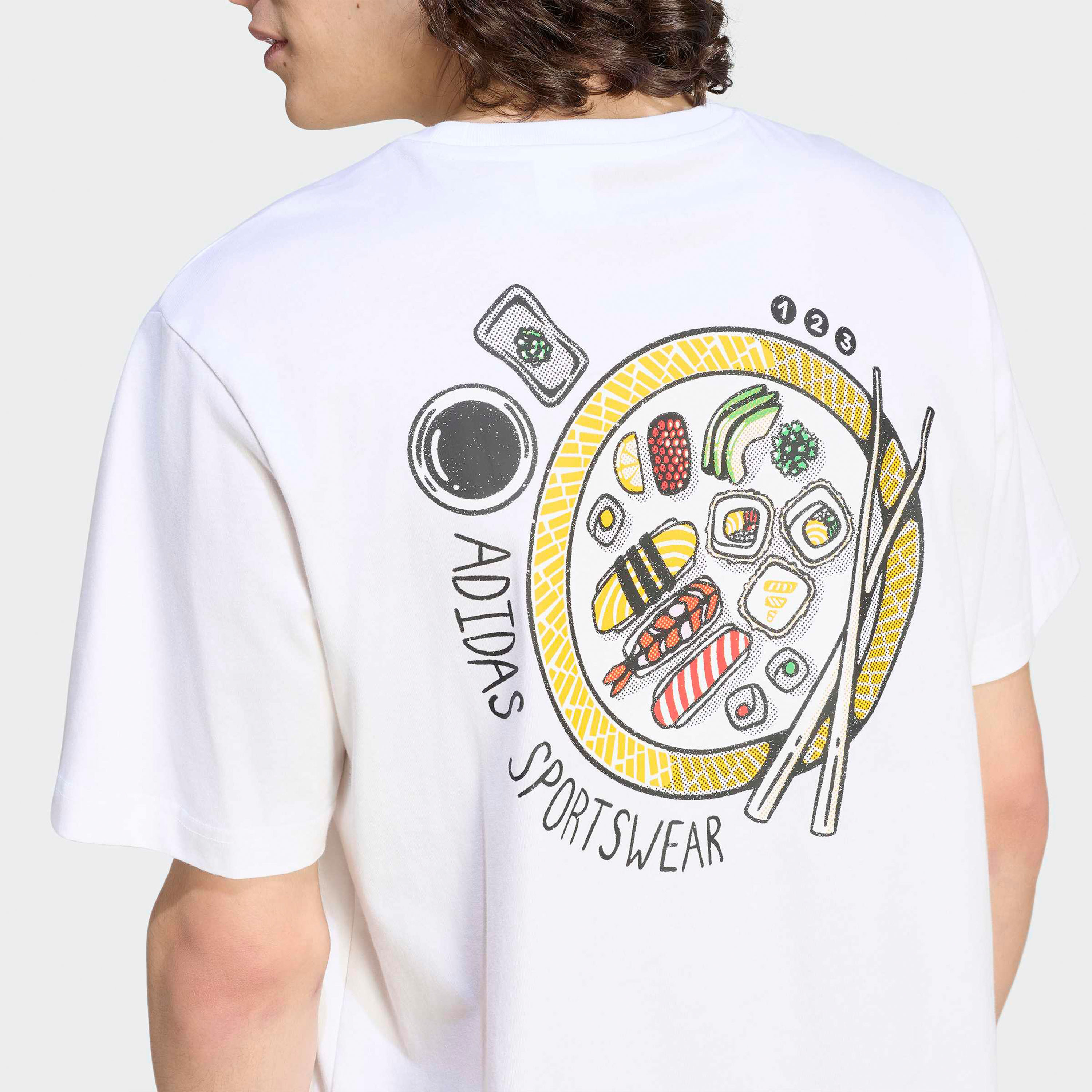 adidas Men Sushi Logo Graphic Short-Sleeve Crew Neck T-shirt-men-clothing-sportswearandactivewear-tshirtsandpolos-image-5