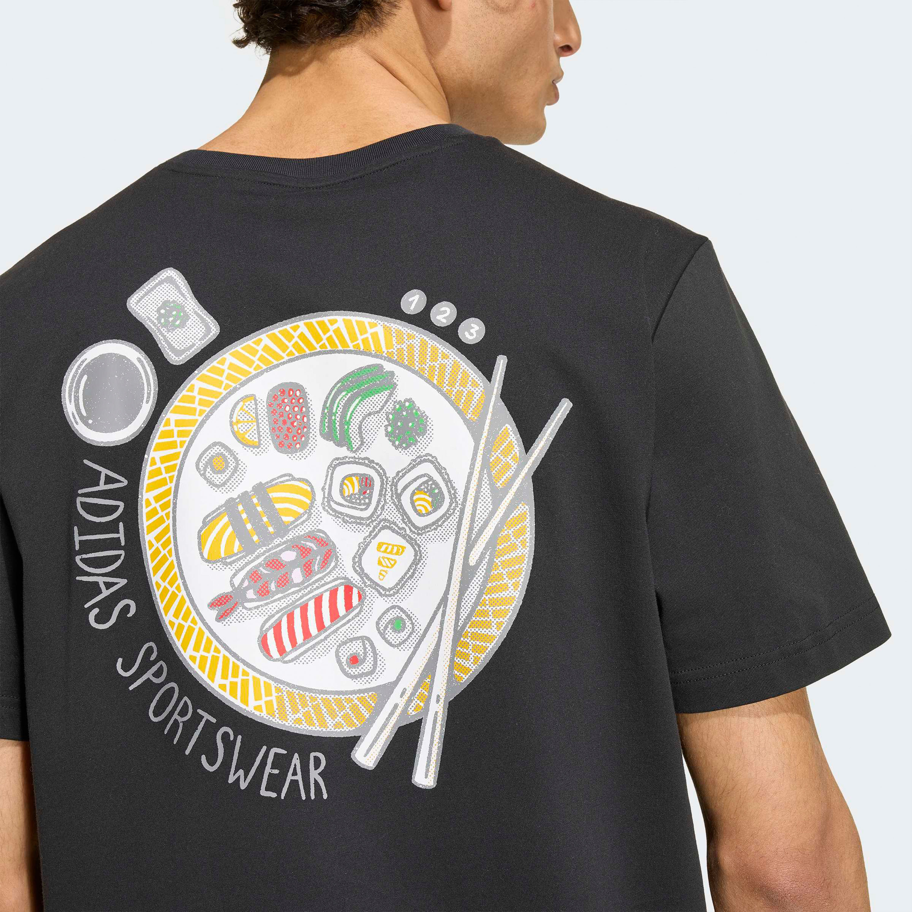 adidas Men Sushi Logo Graphic Short-Sleeve Crew Neck T-shirt-men-clothing-sportswearandactivewear-tshirtsandpolos-image-5