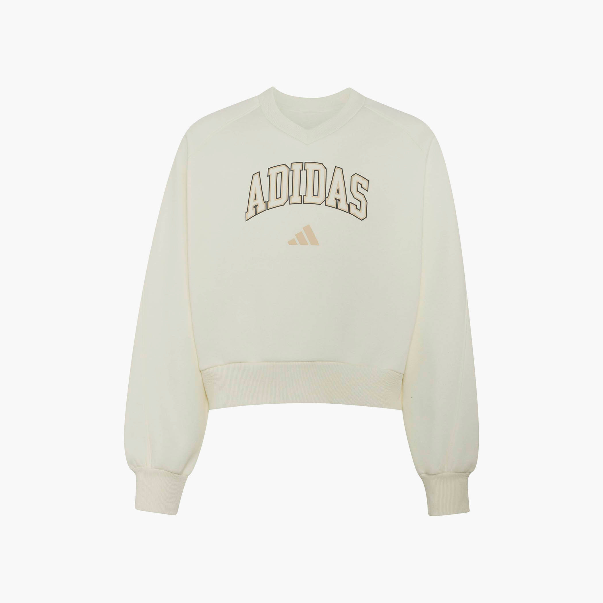 سويت شيرت بياقة ضيقة وطبعات شعار من أديداس-girls-clothing-sweatshirts-image-1
