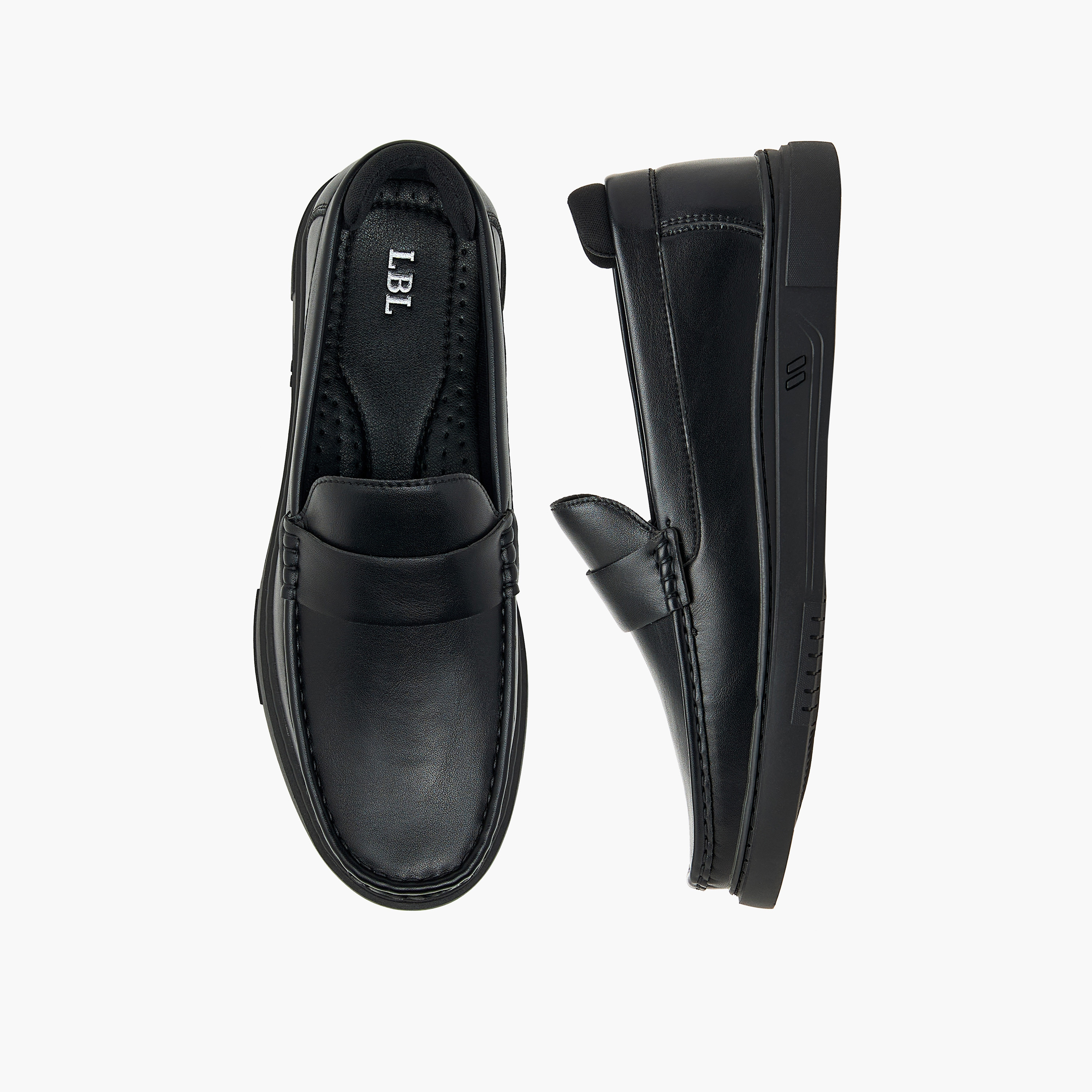 LBL by Shoexpress Solid Slip-On Moccasins-men-shoes-loafersandmoccasins-image-1