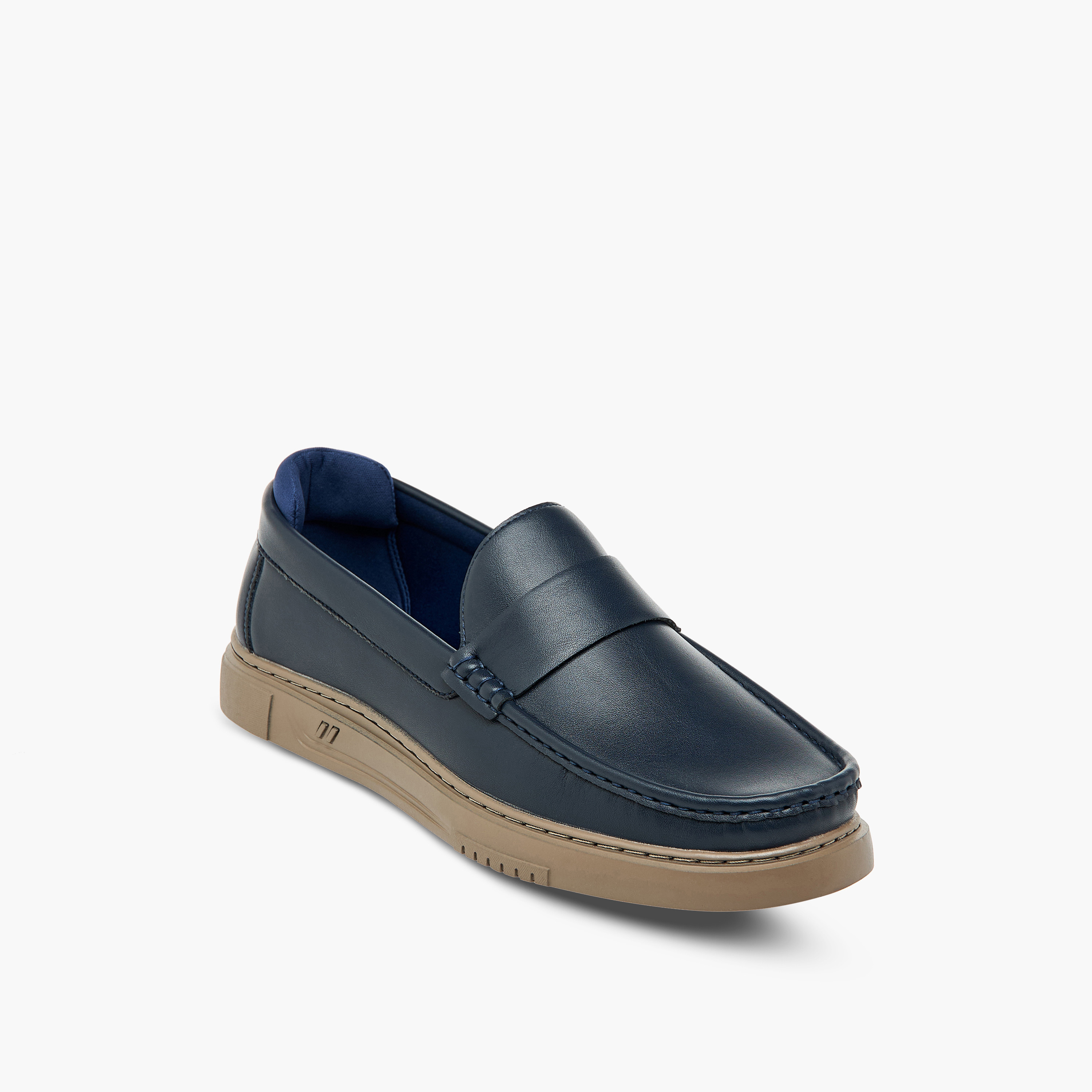 LBL by Shoexpress Solid Slip-On Moccasins-men-shoes-loafersandmoccasins-image-2